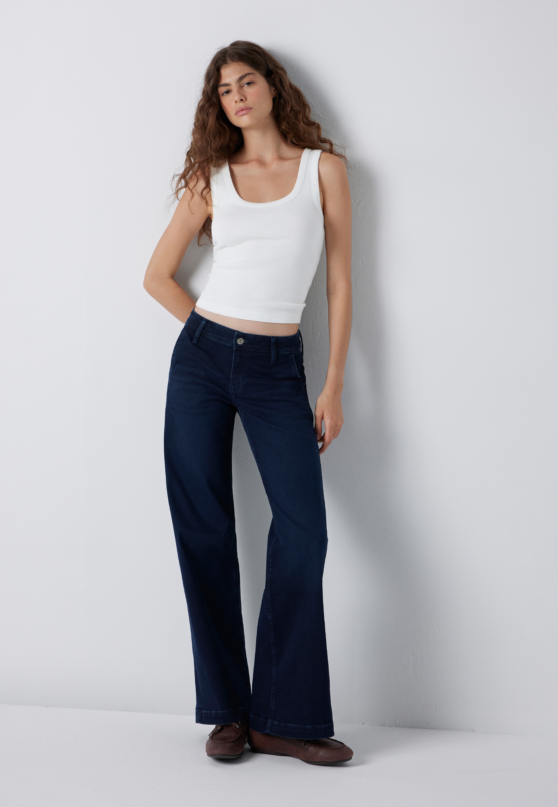 Mavi Weite Jeans "VIVECA CHINO" Wide Leg Jeans