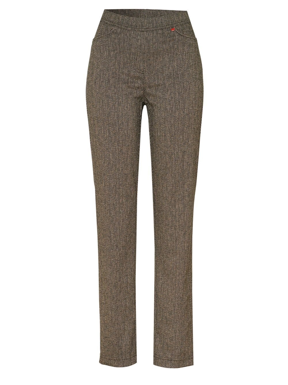 Relaxed Stretch-Hose »Alice«  mit Fischgratmuster