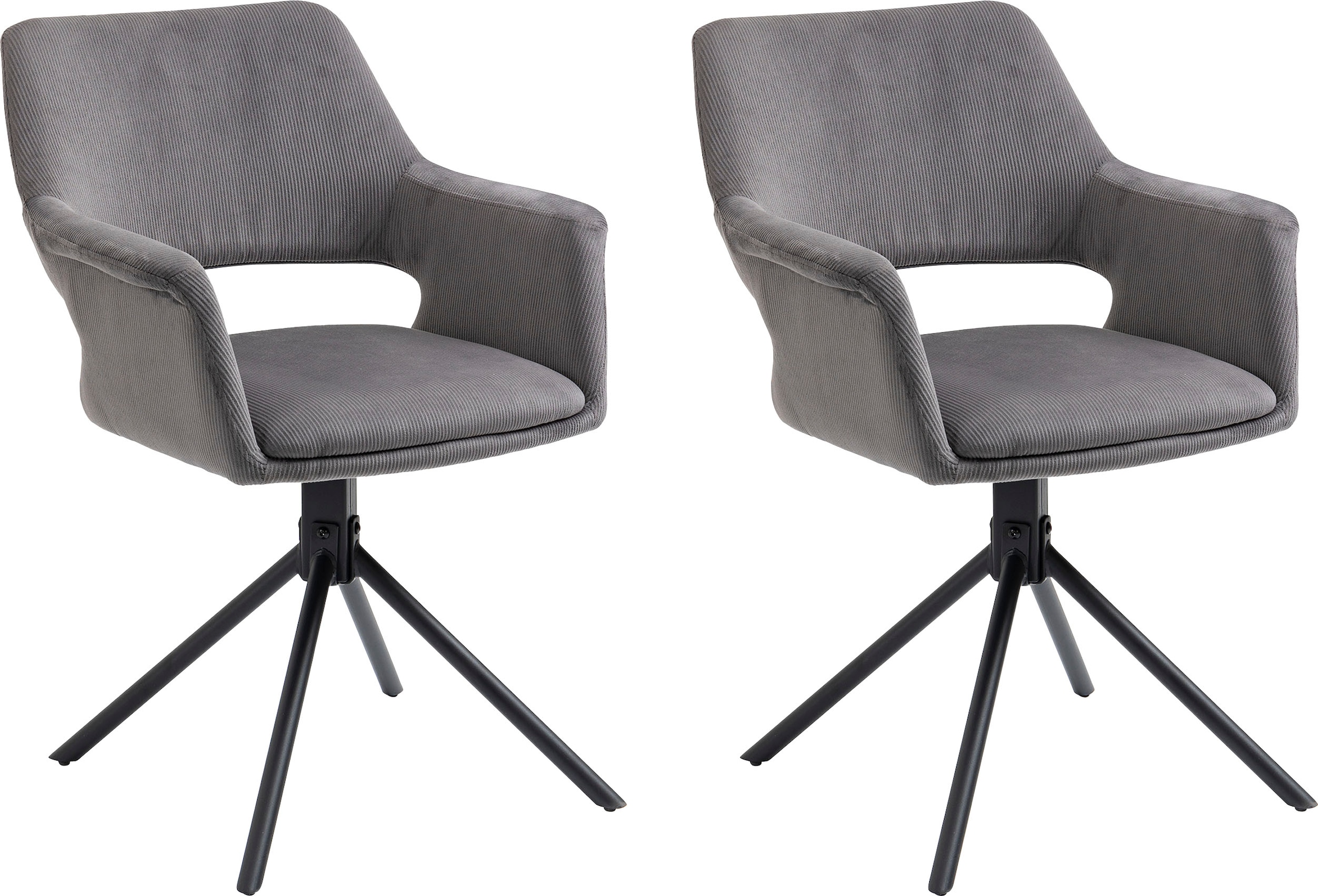 byLIVING Esszimmerstuhl "Elenore" (Set) 2 Stk.360 Grad drehbar günstig online kaufen