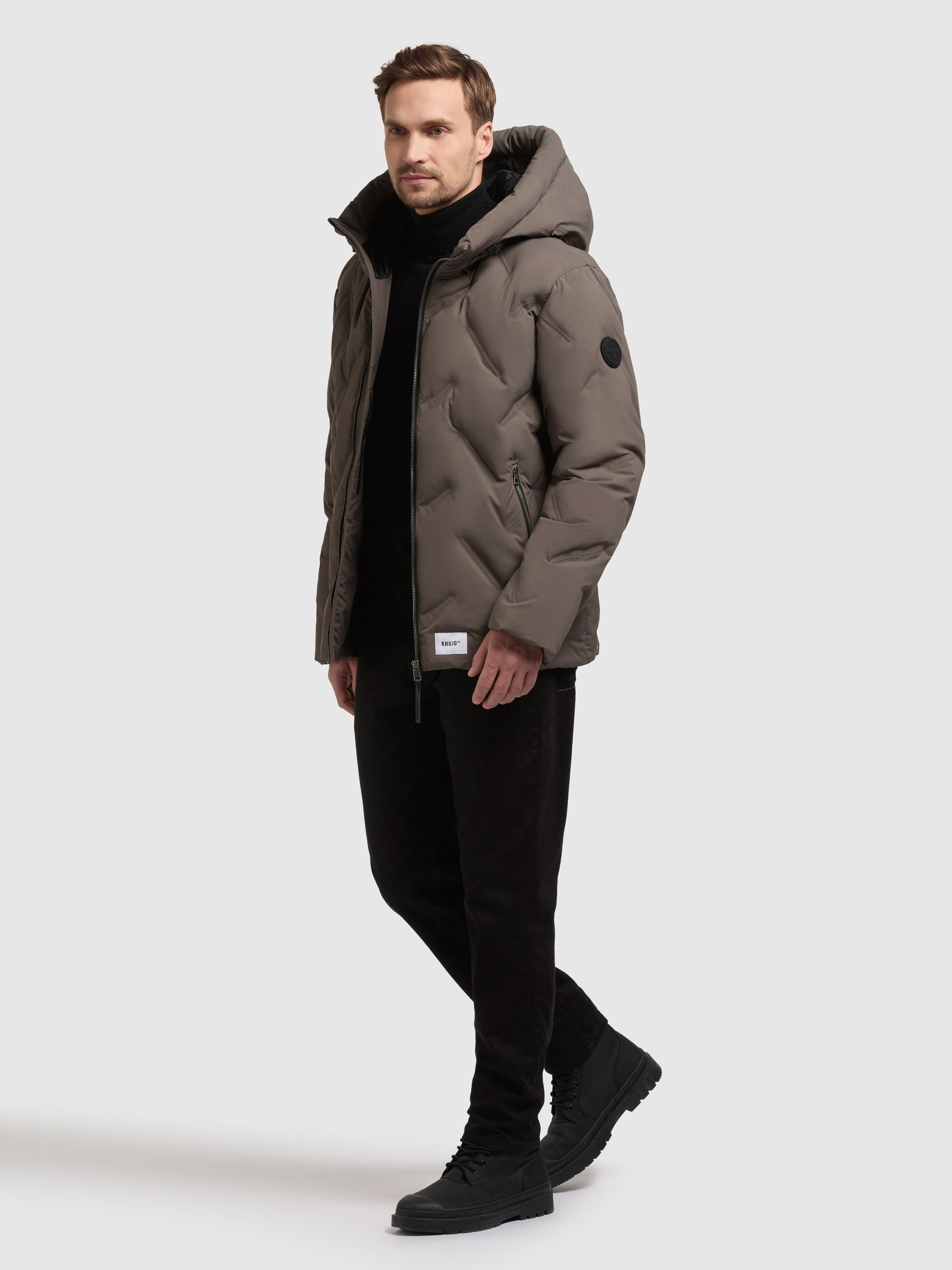 khujo Steppjacke »ONERT« mit Kapuze