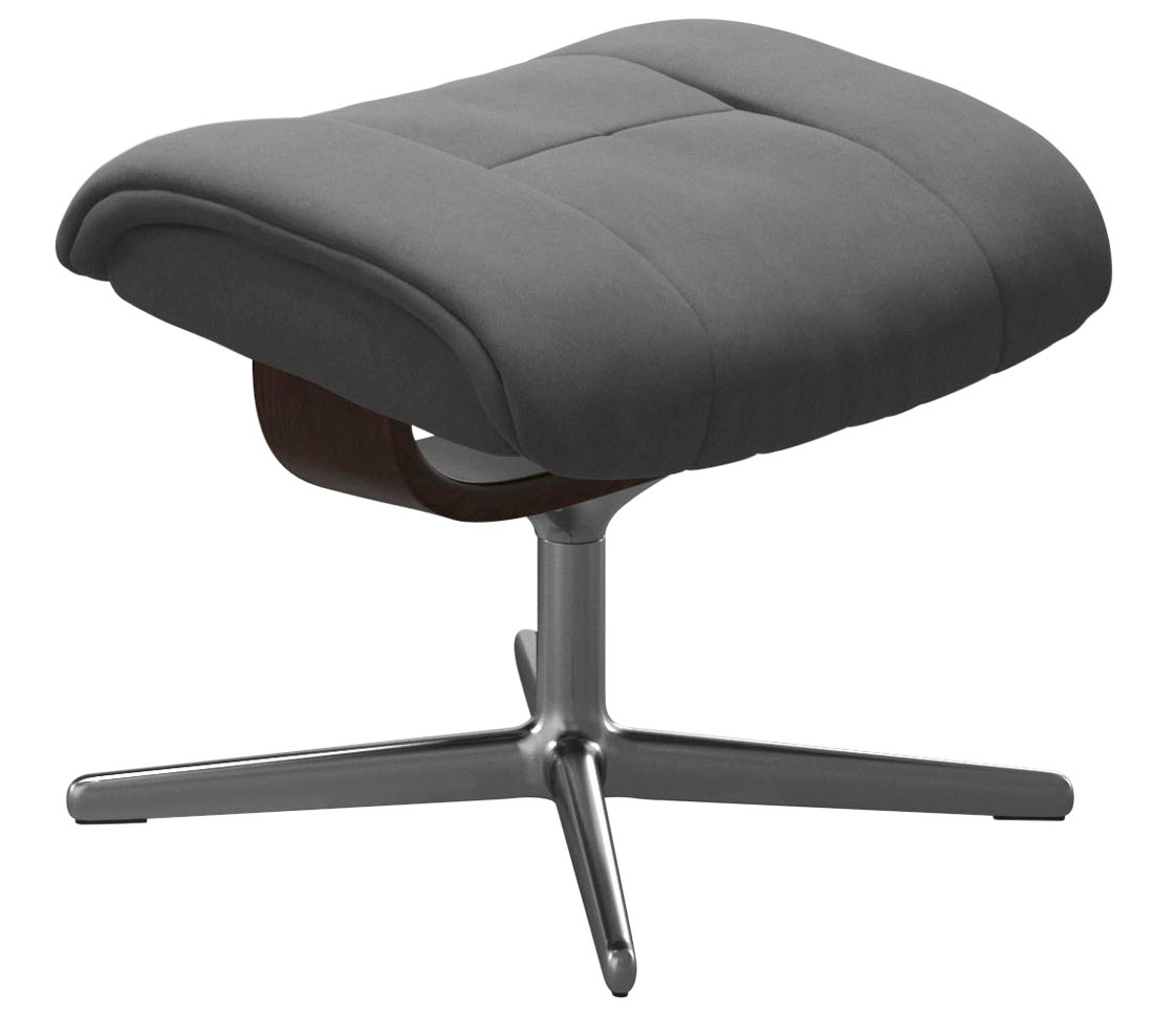 Stressless® Fußhocker »Mayfair«, mit Cross Base, Größe S, M & L, Holzakzent Braun