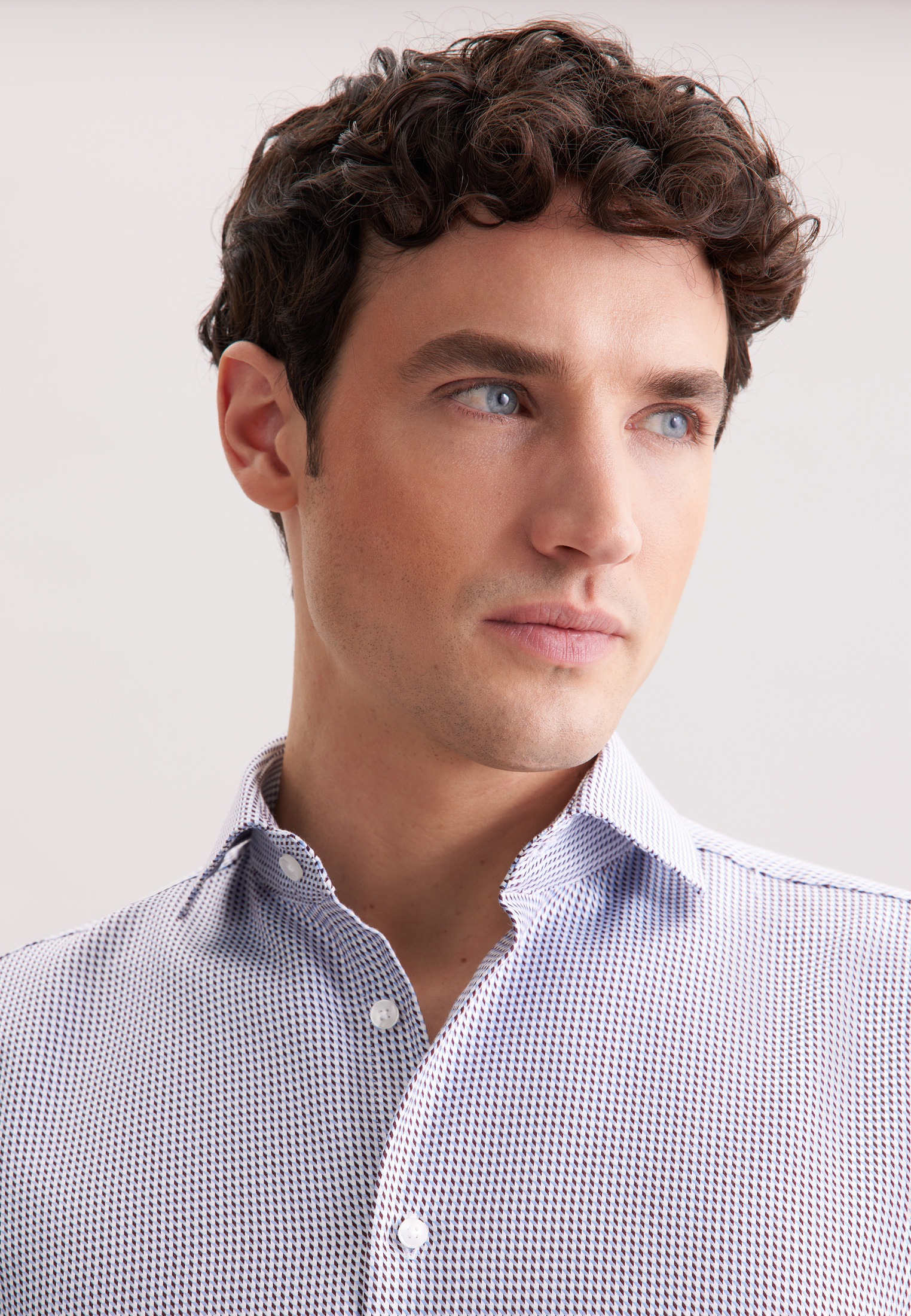 Thumbnail - seidensticker Businesshemd "Schwarze Rose" Regular 1/1 Kentkragen Pepita