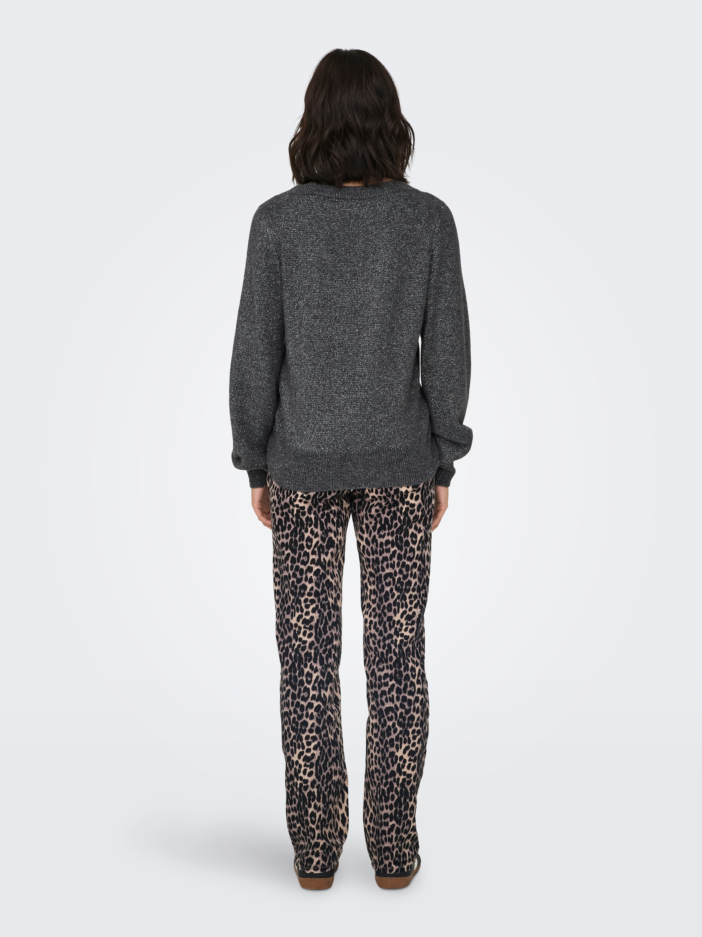 JDY Strickpullover »JDYRUE GLITTER L/S BOAT PULLOVE KNT NOOS«, mit Glitzer-Effekt