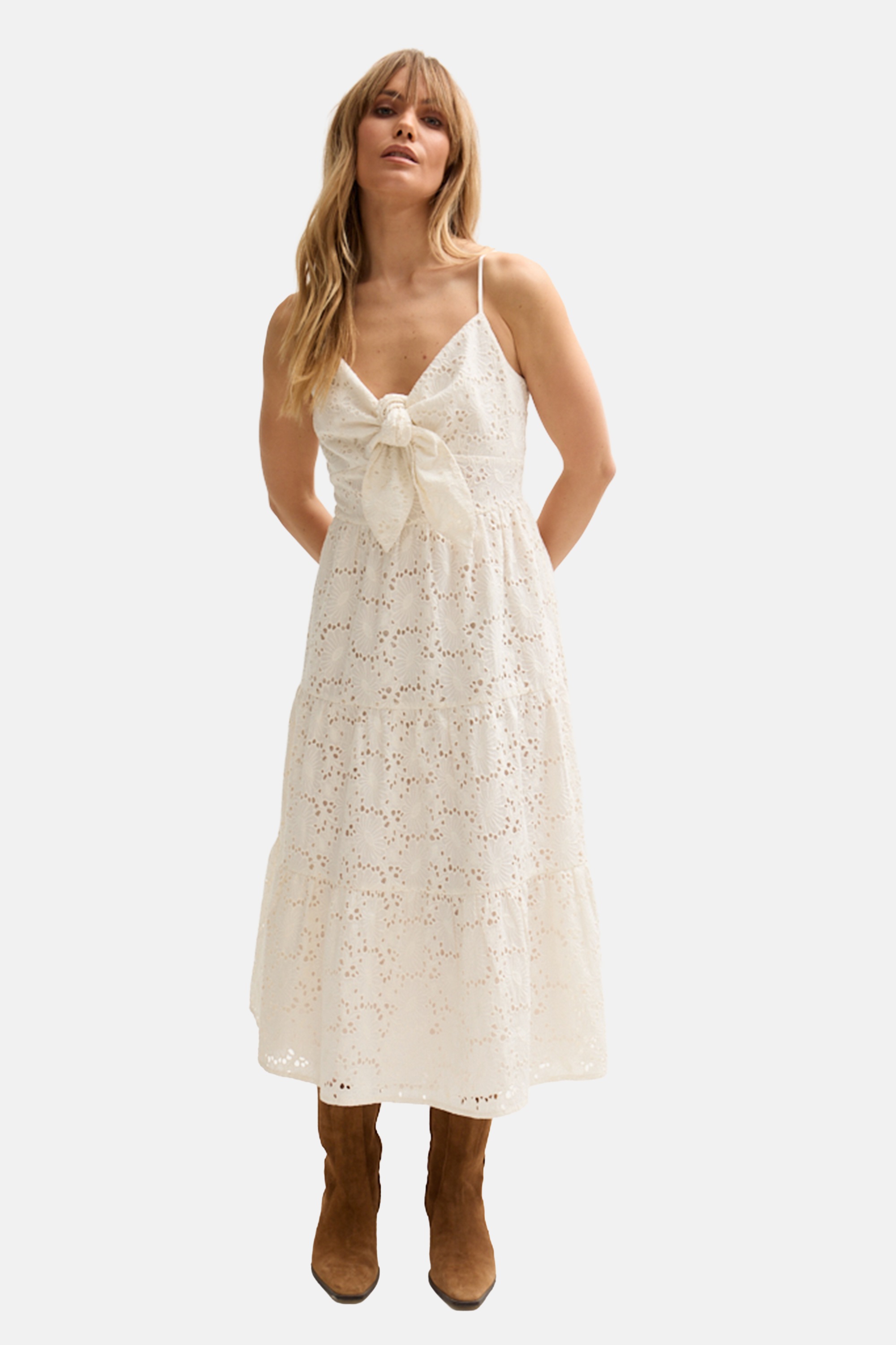 Lily and Lionel Midikleid »Onita Tiered Broderie Anglaise Midi Dress Damen«
