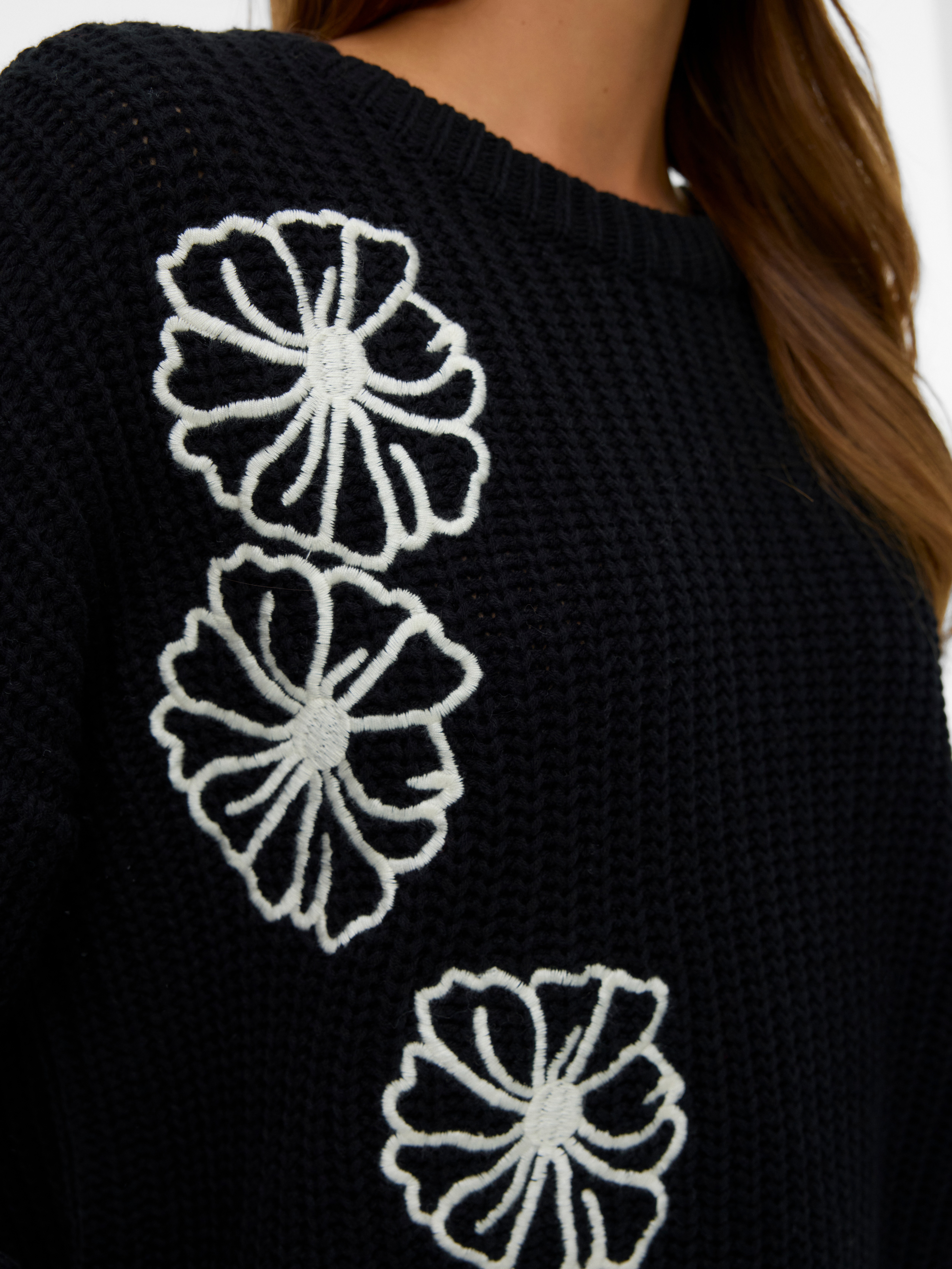 Thumbnail - Vero Moda Rundhalspullover "VMLAURA LS O-NECK PULLOVER BOO"