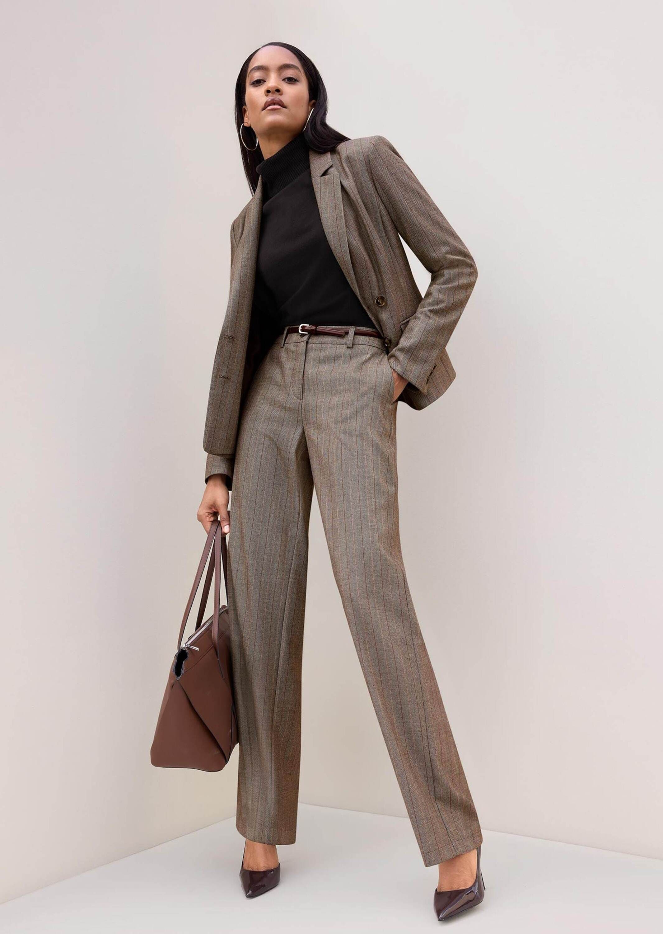 MADELEINE Palazzohose »Hose Wide-Leg-Hose mit Nadelstreifen«