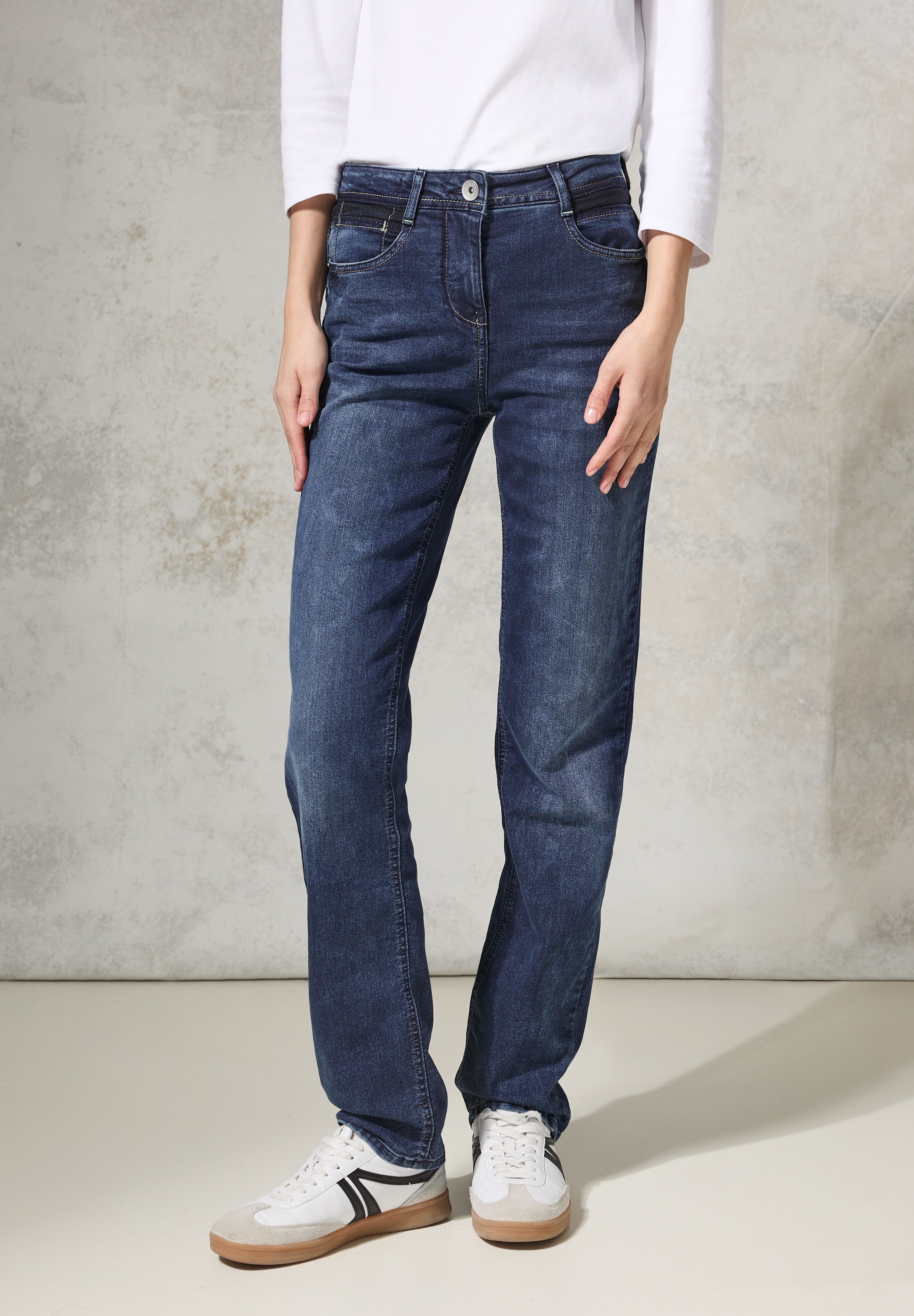 Cecil Slim-fit-Jeans, High Waist günstig online kaufen