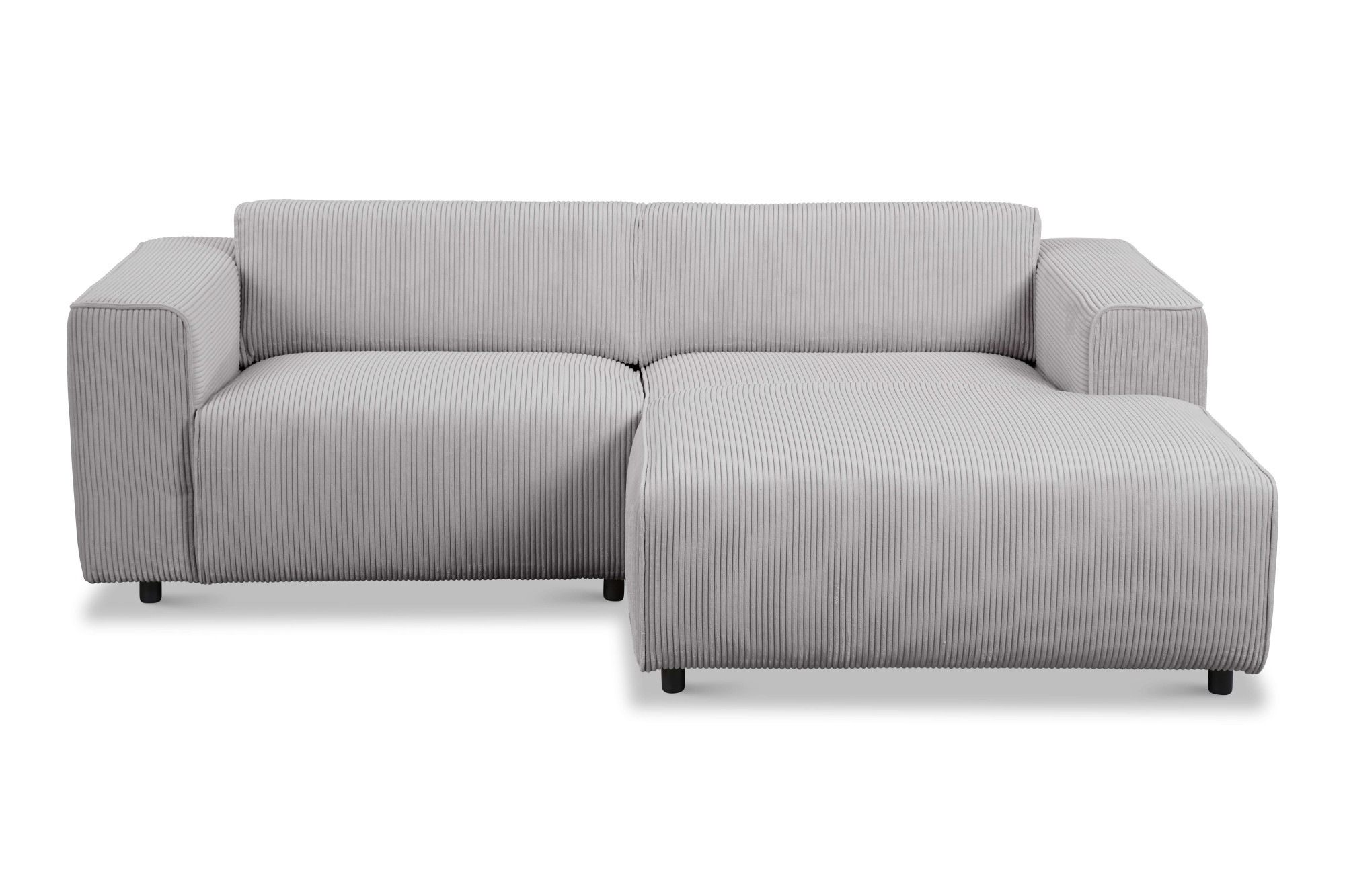 andas Ecksofa "Noord mit Kedernaht, Breite 234 cm", Cord, Struktur, Webstof günstig online kaufen