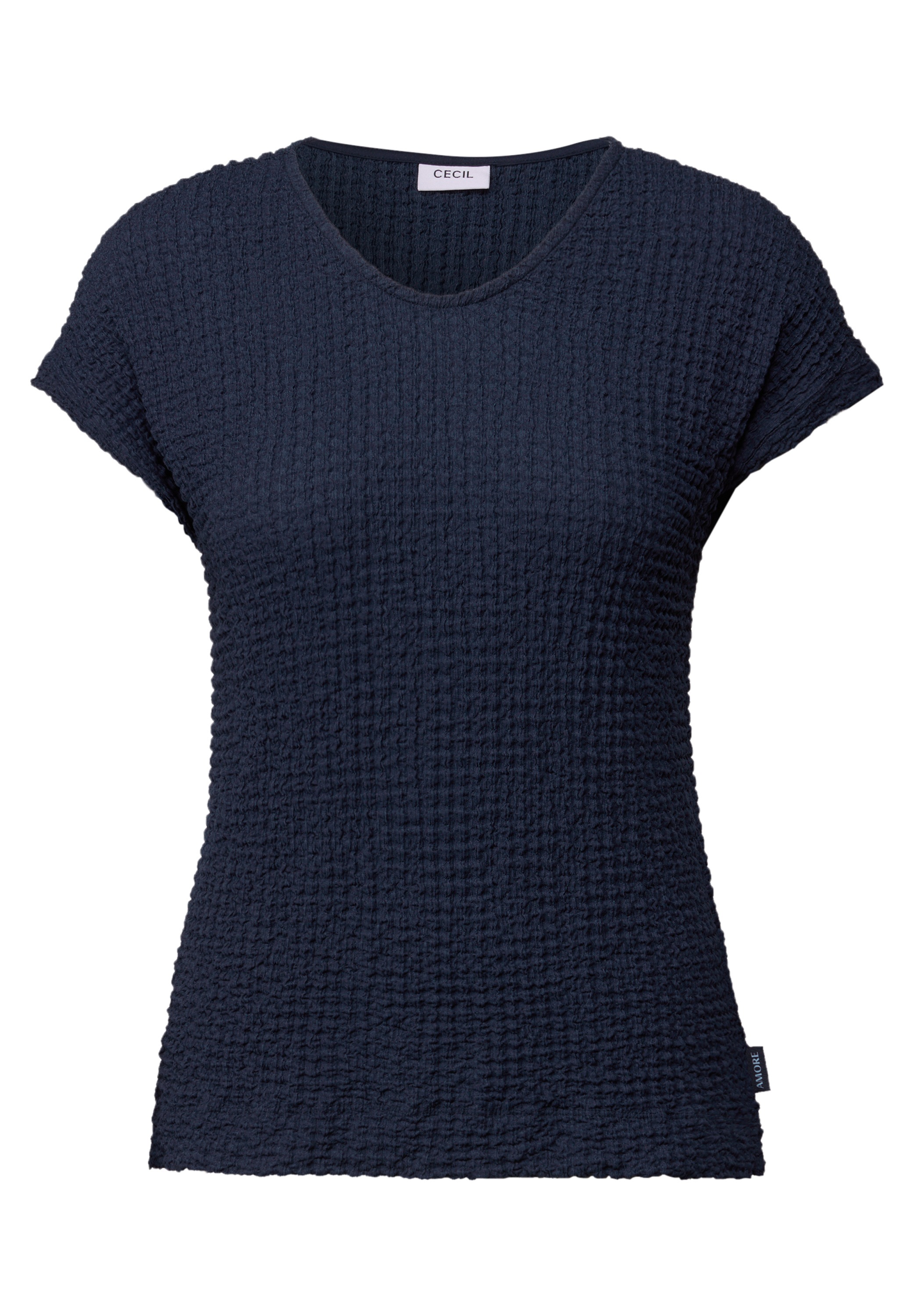 Thumbnail - Cecil T-Shirt, in Struktur-Optik