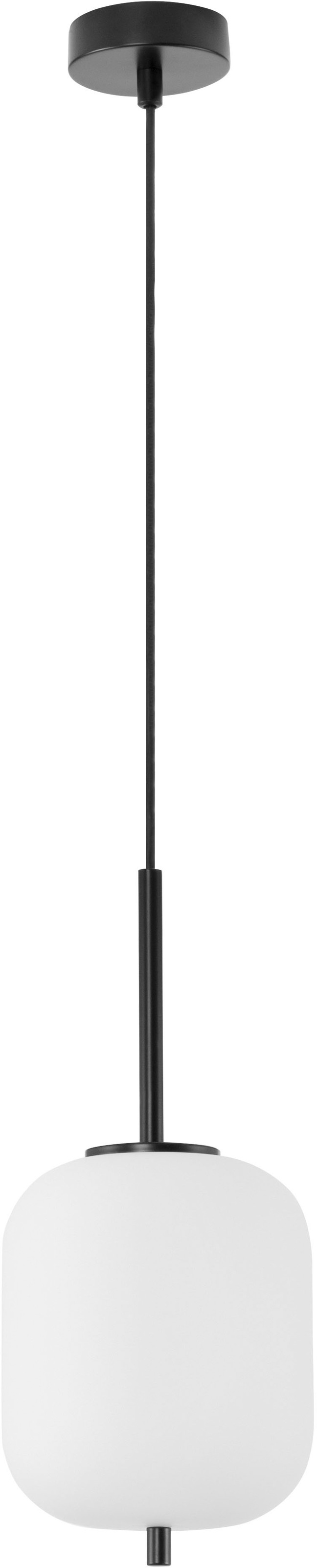 NOVA LUCE Hängeleuchten "LATO", 1, Ø 16,5cm, 1 Stk., schwarz, Esszimmer, Leuchten, Ohne Leuchtmittel