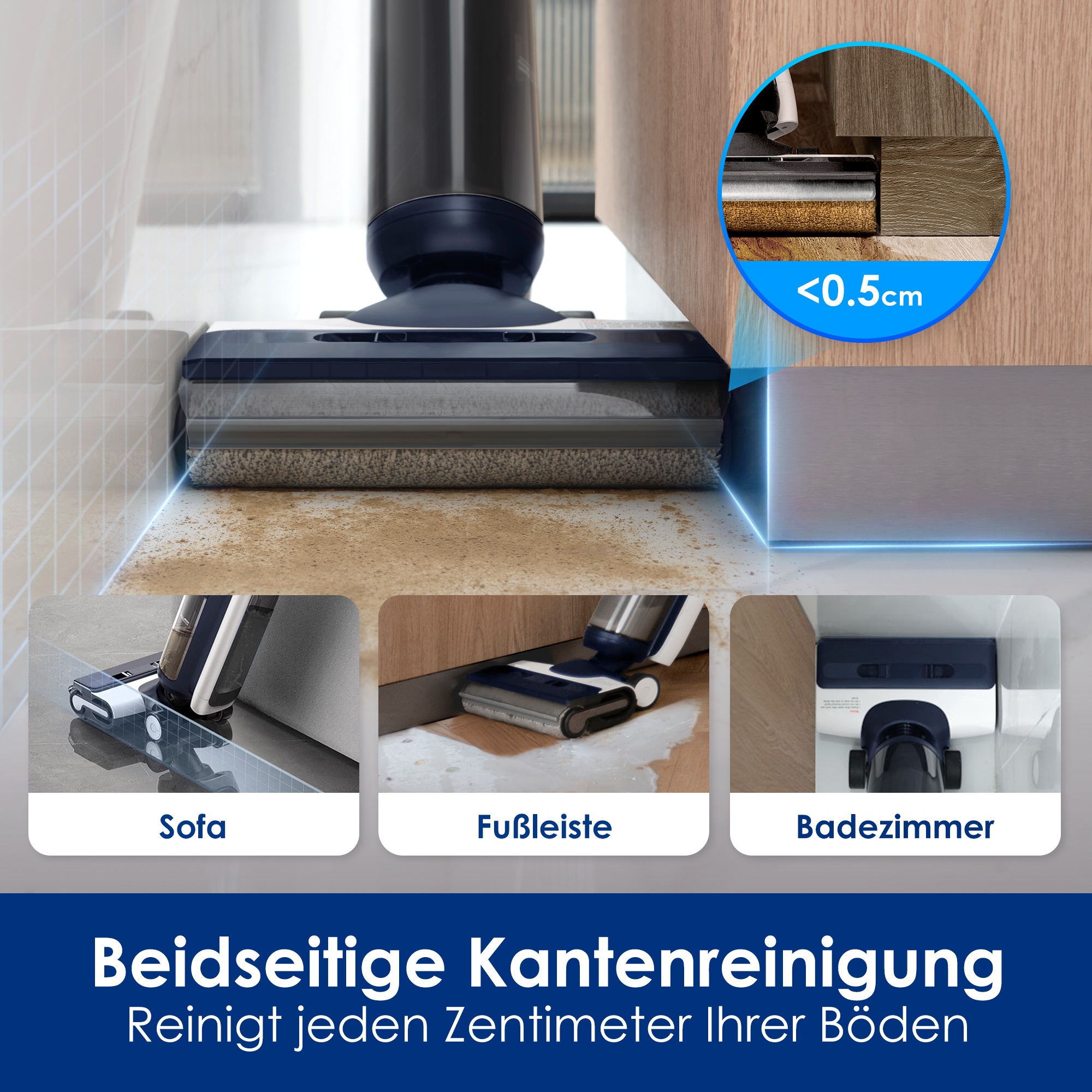 Tineco Nass-Trocken-Sauger "Floor One S6 Flashdry PET, 70 Grad Heißluft-Tro günstig online kaufen
