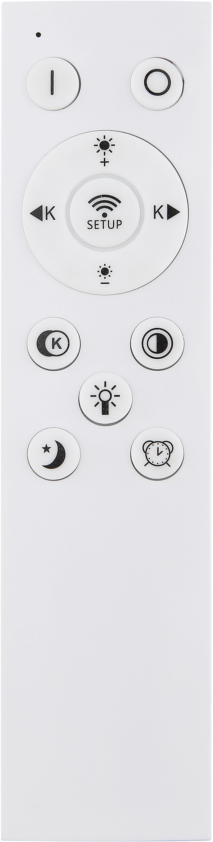 GLOBO LIGHTING Deckenleuchte »GALLEGOS« LED-Modul 1 Stk. Sandfarbene Deckenleuchte dimmbar mit LED, Fernbedienung