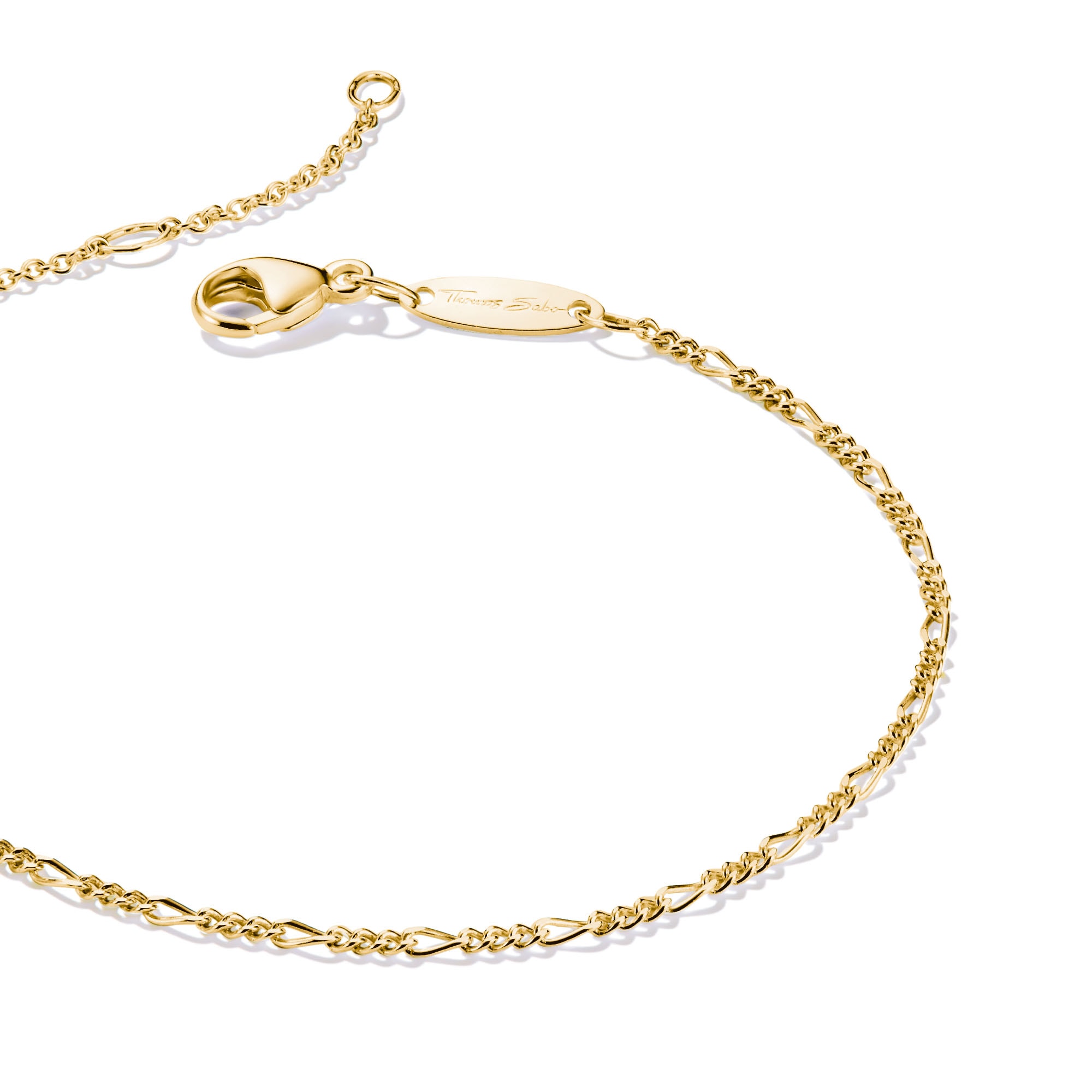 THOMAS SABO Armband »Figaro-Armband, A2207-001-21-L19v, A2207-413-39-L19v«