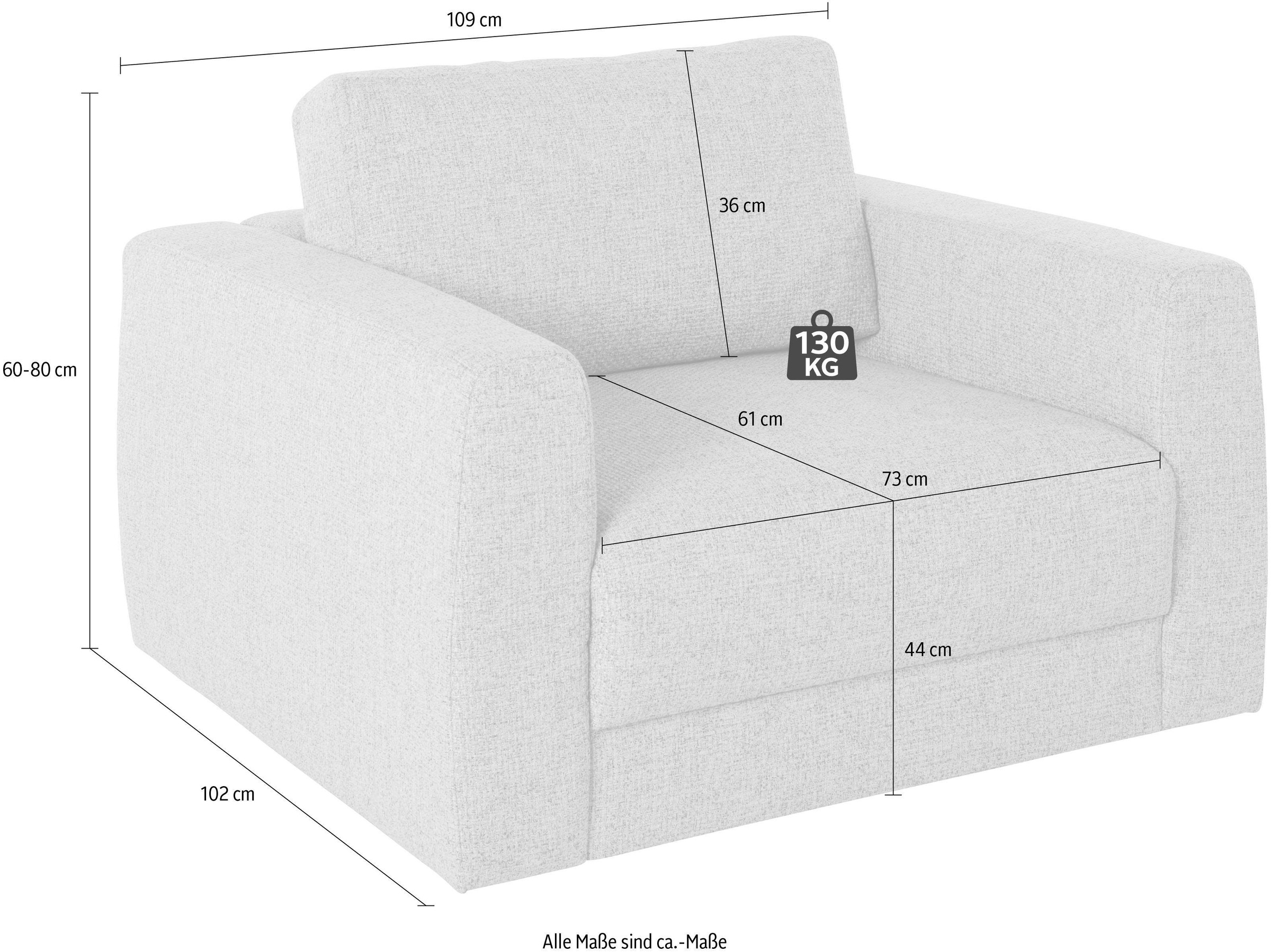 andas Sessel »Hobro Loungesessel«, in 3 Bezugsqualitäten in vielen Farben, Design by Morten Georgsen