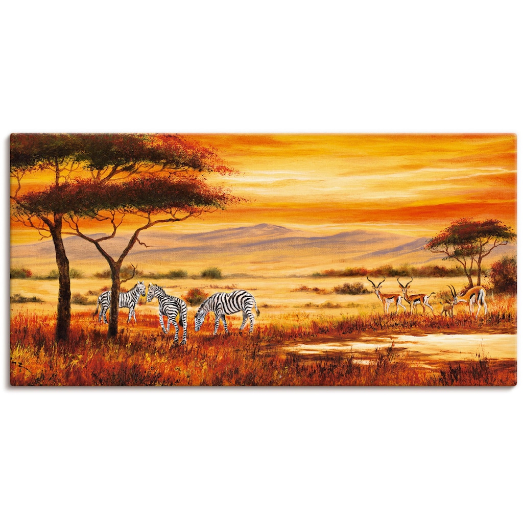 Artland Wandbild »Afrikanische Landschaft I«, Afrika, (1 St.)