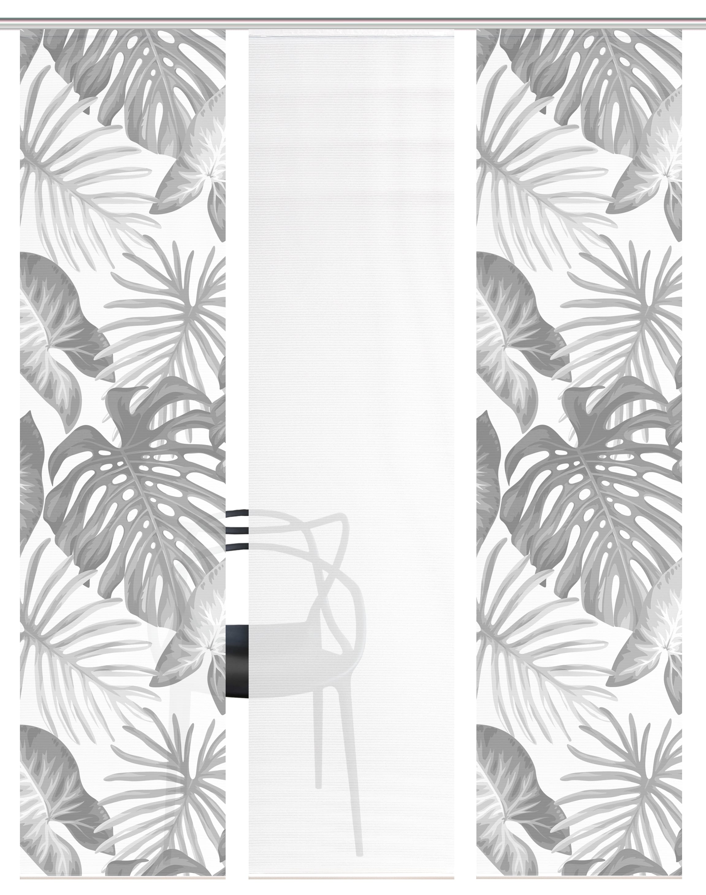 Vision S Schiebegardine »SANJA« Paneelwagen 3 Stk. tlg. Schiebevorhang,Bambusoptik,Digitaldruck,SET