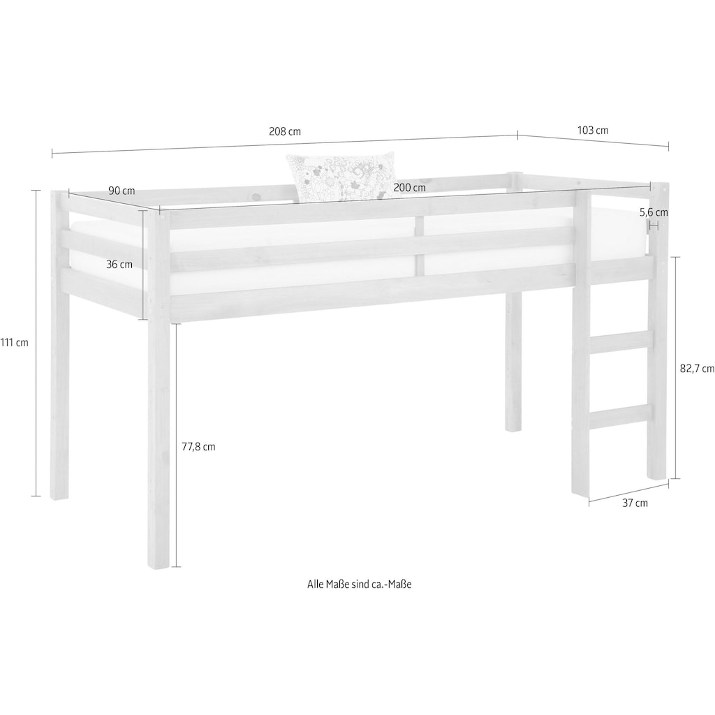 Lüttenhütt Jugendzimmer-Set »Alpi«, (Spar-Set, 3 St.)