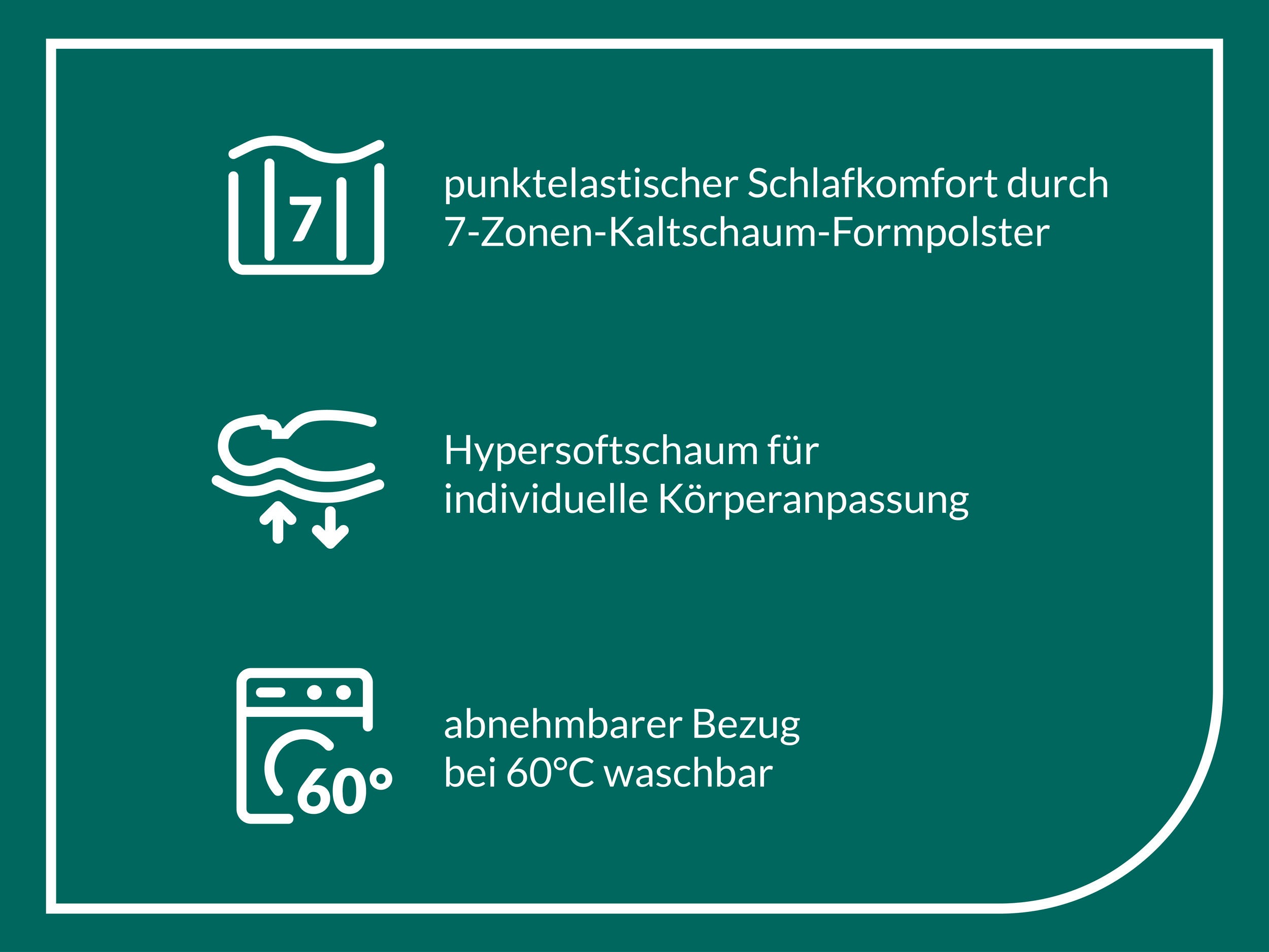 Thumbnail - fan Taschenfederkernmatratze "Tulani, Matratze in 90x200 cm, 140x200 cm und weiteren Größen" 24 cm hoch 530 Federn 1 Stk...
