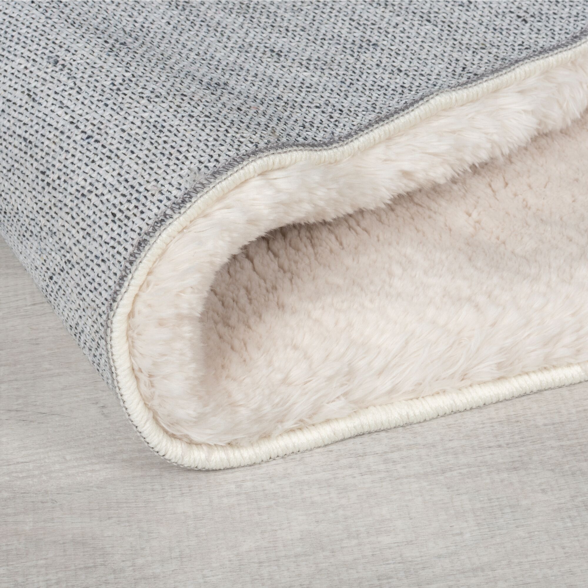 FLAIR RUGS Hochflor-Teppich "Faroe Wool Look" rechteckig 30 mm Höhe Waschba günstig online kaufen