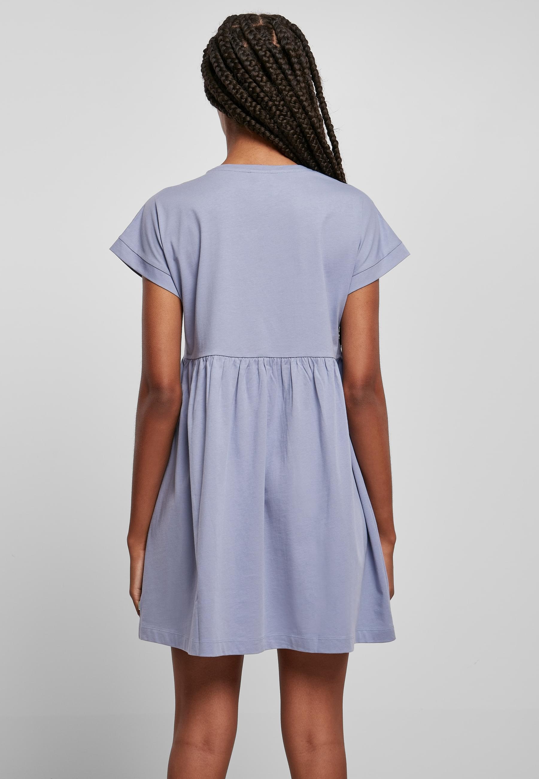 URBAN CLASSICS Shirtkleid »Urban Classics Damen Ladies Organic Empire Valance Tee Dress«, (1 tlg.)
