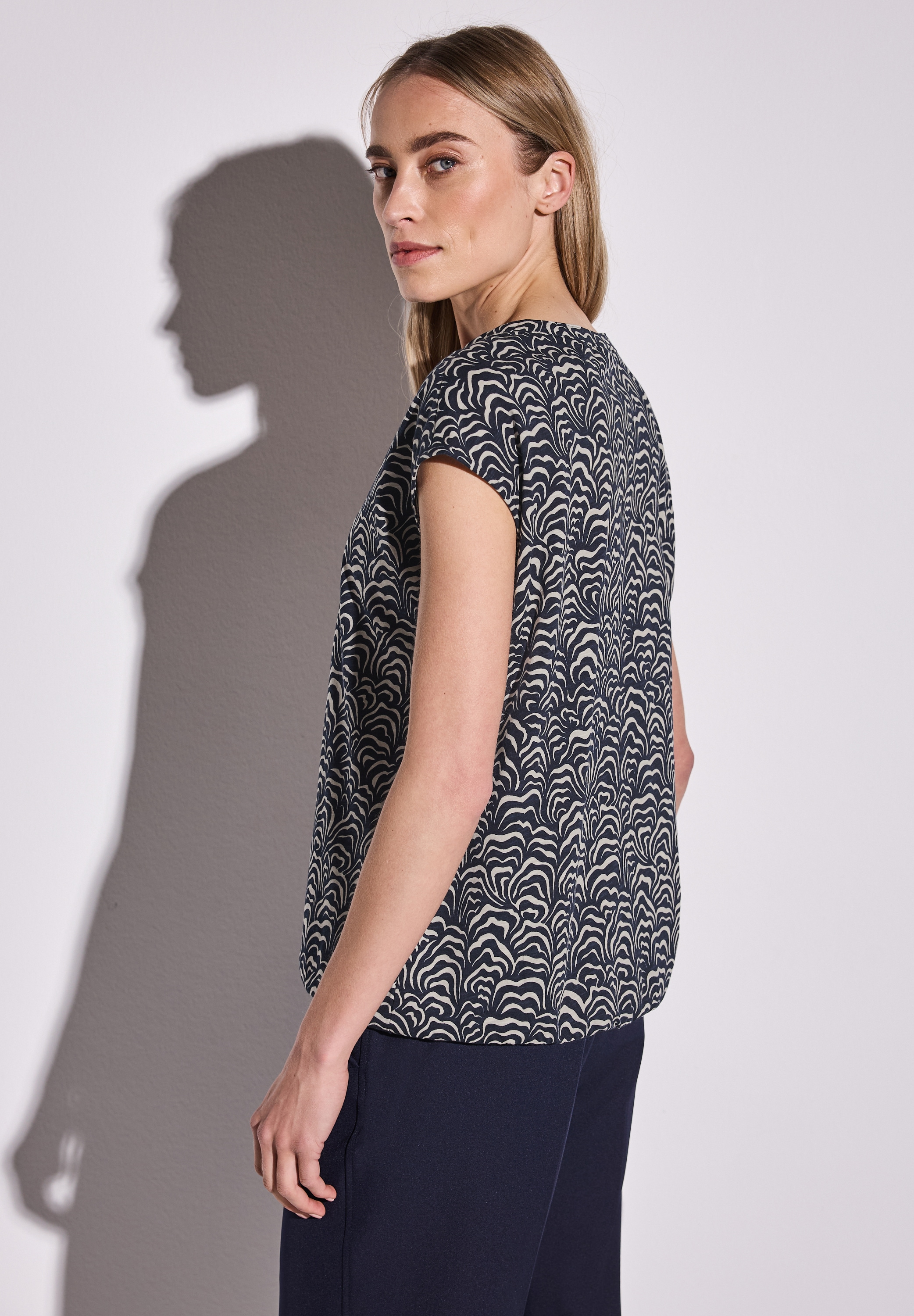 STREET ONE Blusenshirt, aus reiner Baumwolle