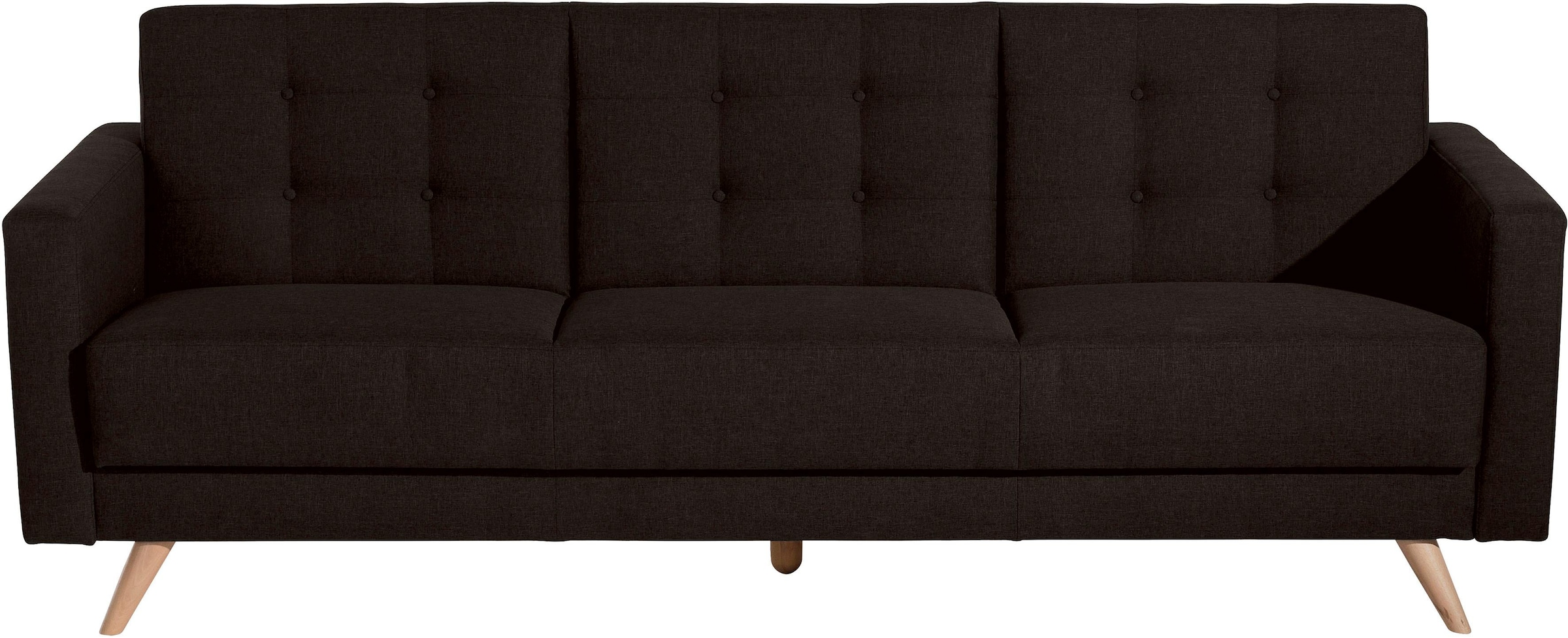 Max Winzer® 3-Sitzer »Julius Kippcouch mit komfortablem Federkern, klassisch und modern«, Schlafsofa, inklusive Bettfunktion & Bettkasten, Breite 224 cm