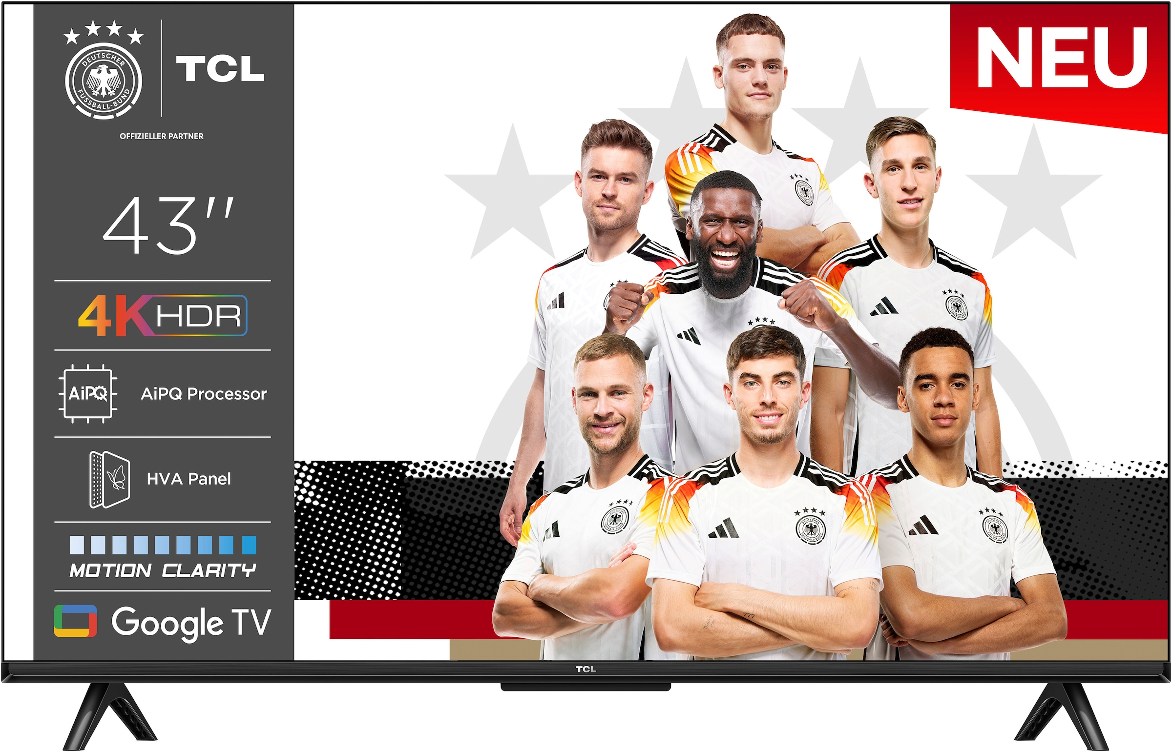 TCL LED-Fernseher »43V6CX1« 4K Ultra HD Go...