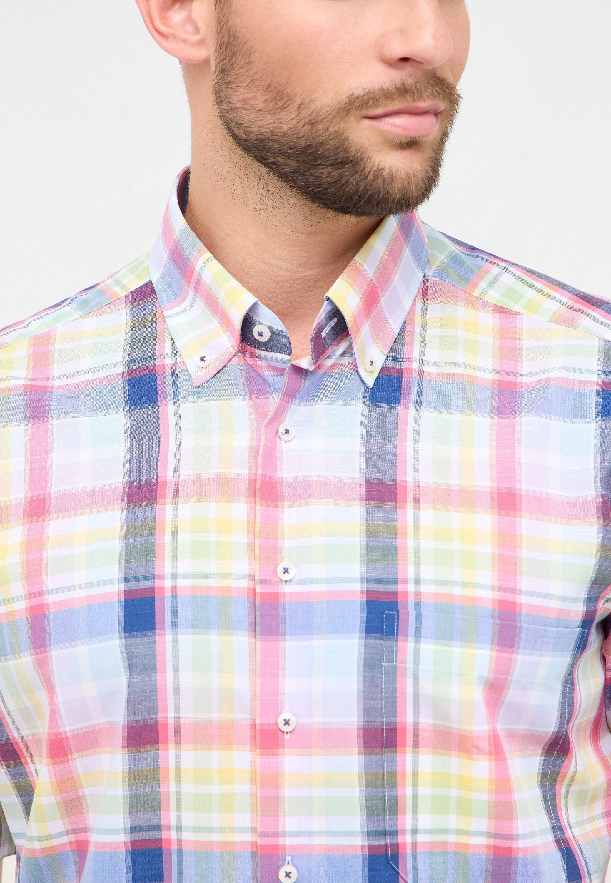 Thumbnail - Eterna Kurzarmhemd "COMFORT FIT" EASY IRON (bügelleicht)