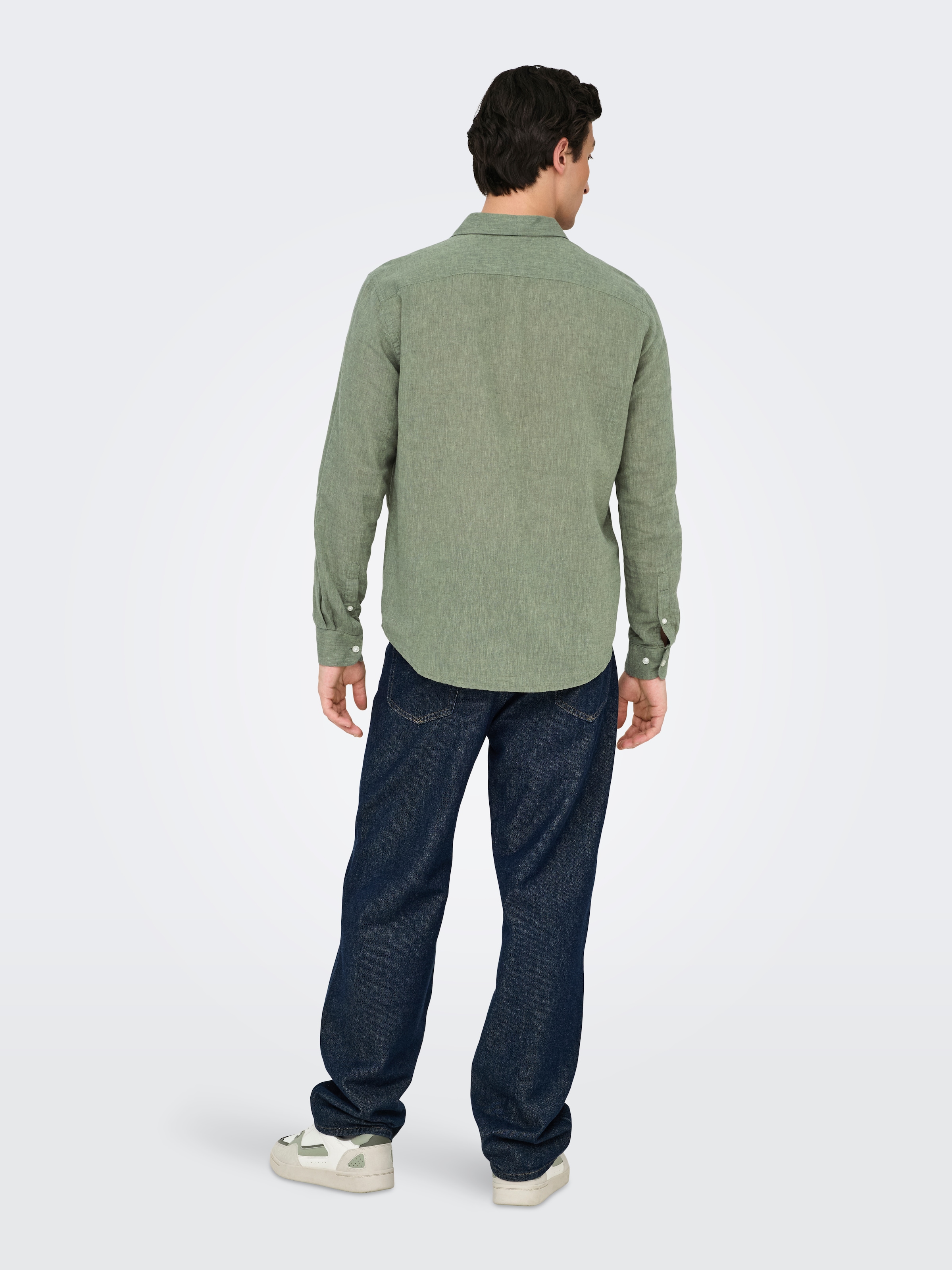 ONLY & SONS Langarmhemd »ONSCAIDEN LIFE REG LS 1 PKT SHIRT NOOS«