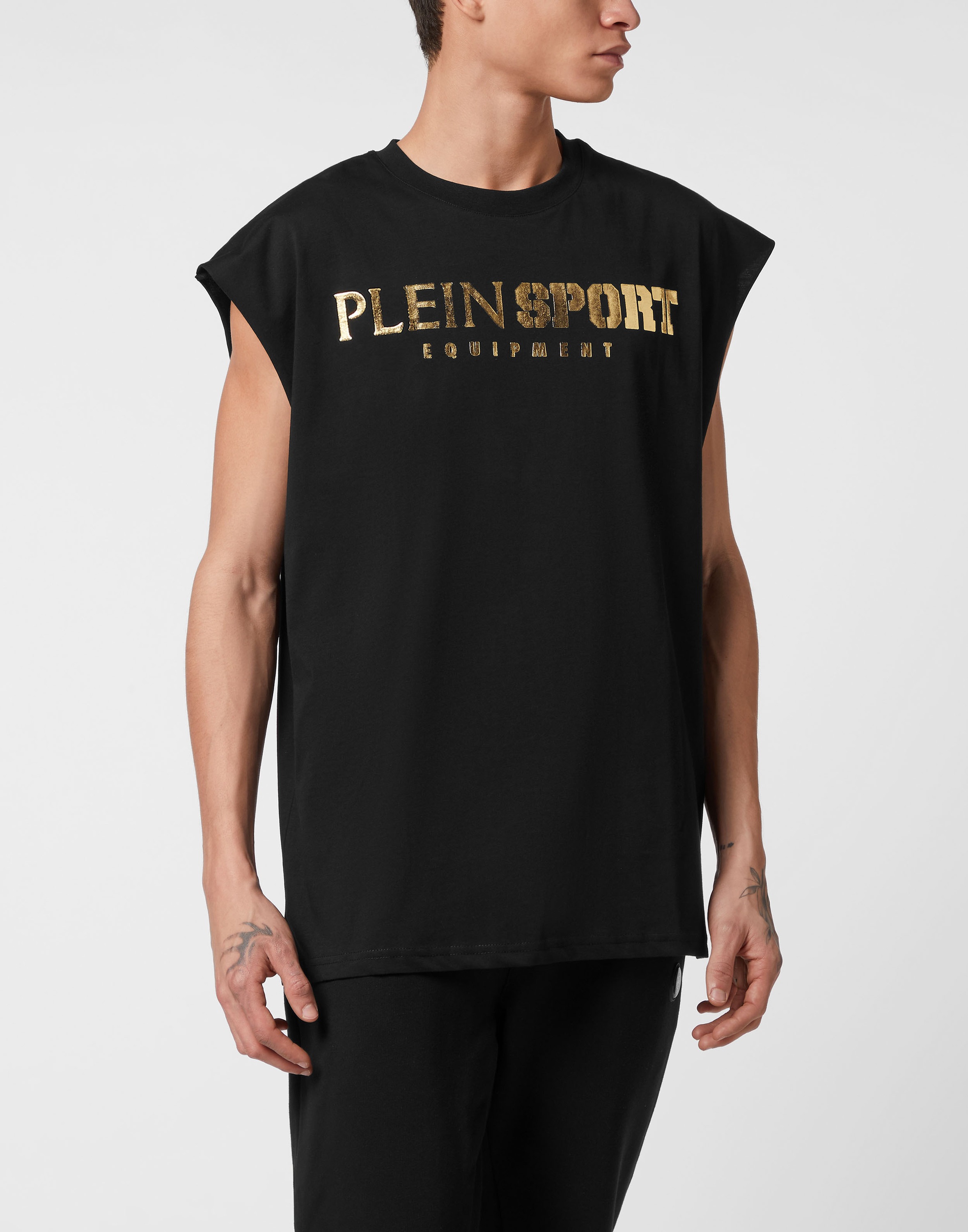 PLEIN SPORT T-Shirt "Tank top T-shirt Laminated" günstig online kaufen