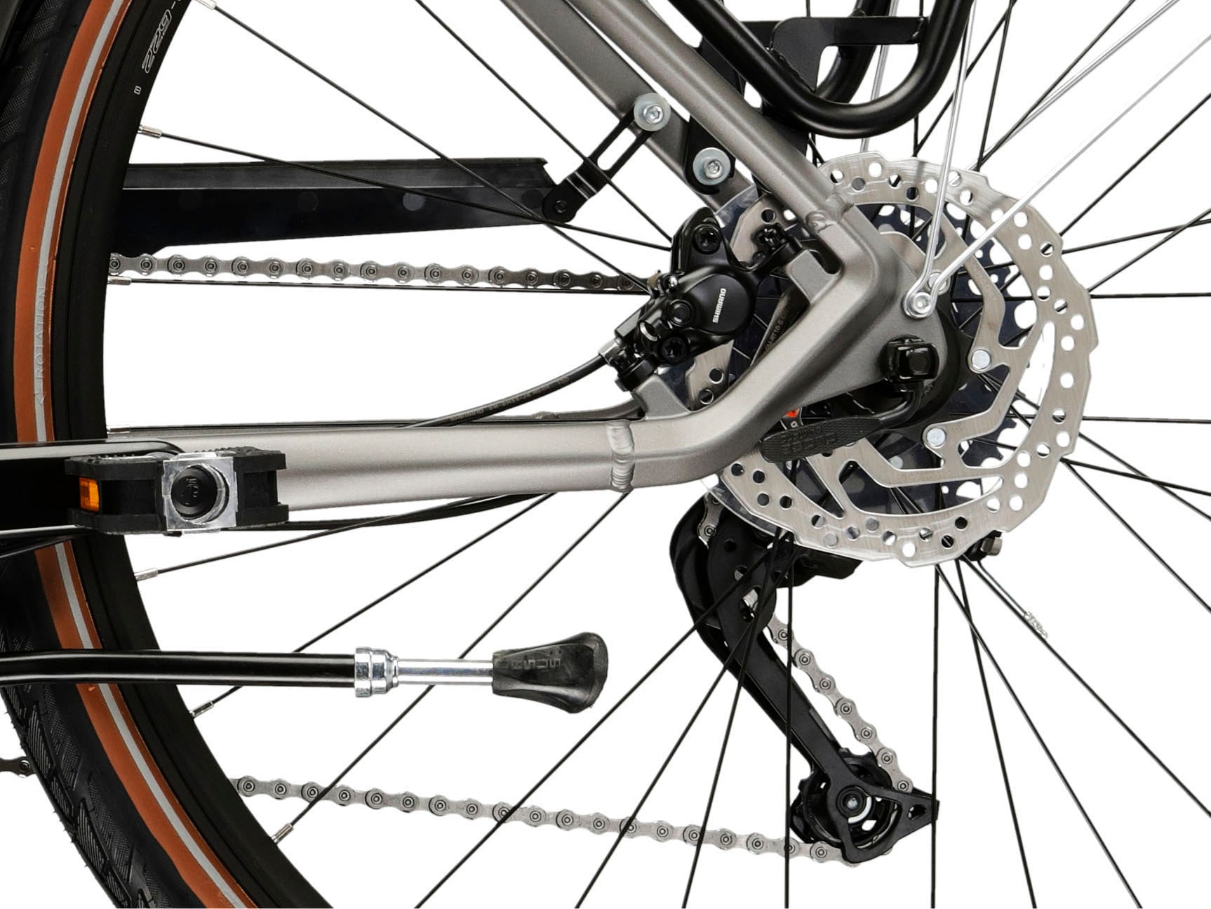 Kross Trekkingrad »KROSS Trekkingrad 28" Trans 5.0 ULT.RA silver 18 Gänge« 18 Gang Shimano CUES U3020 Schaltwerk Kettenschaltung