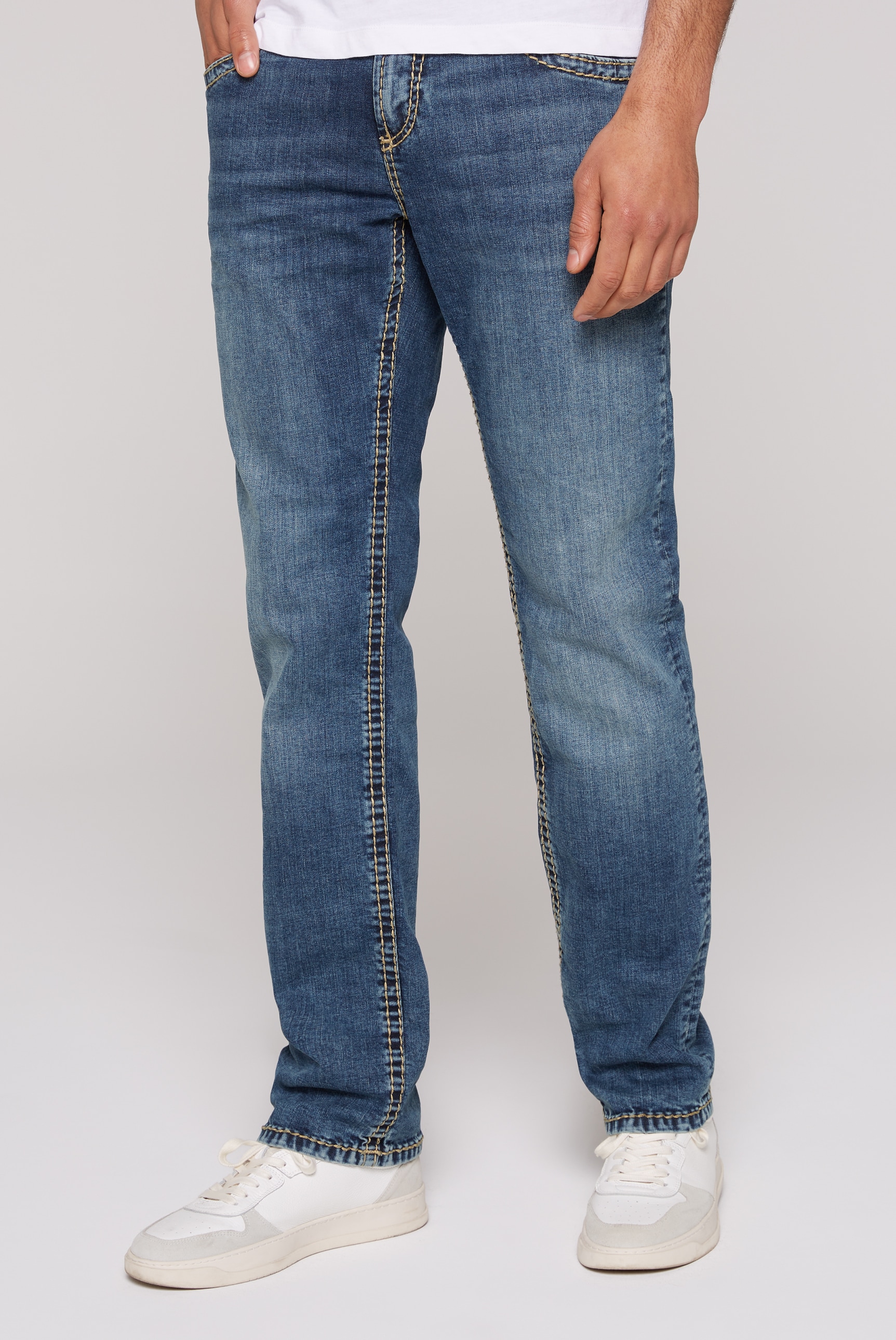 CAMP DAVID Regular-fit-Jeans, mit normaler Leibhöhe