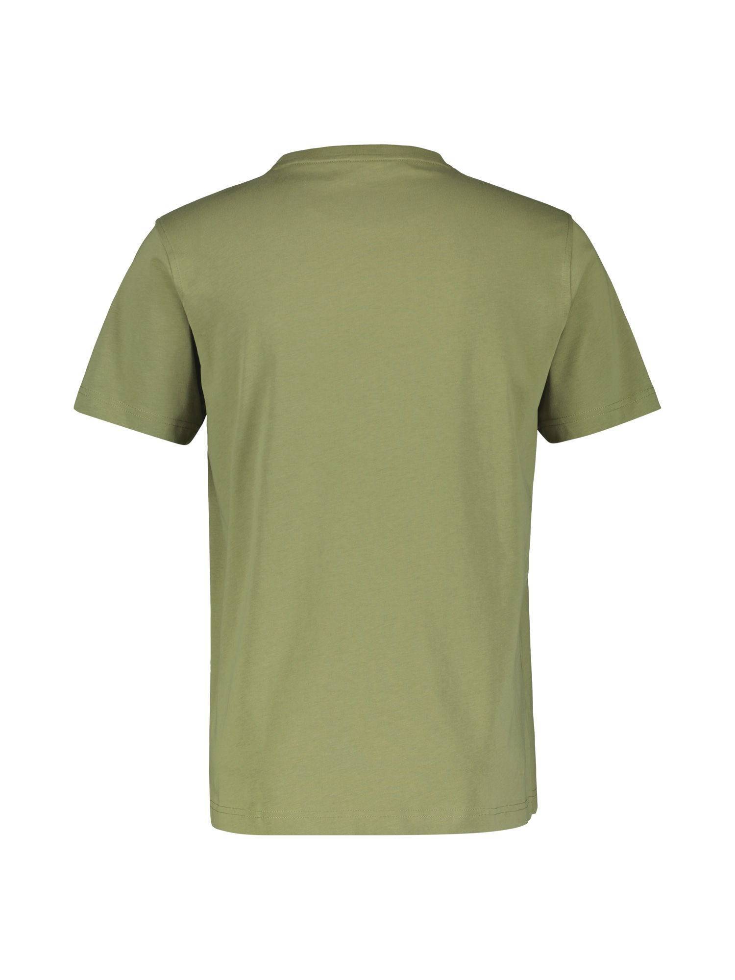 LERROS T-Shirt »LERROS Basic T-Shirt mit Logostitch, unifarben«
