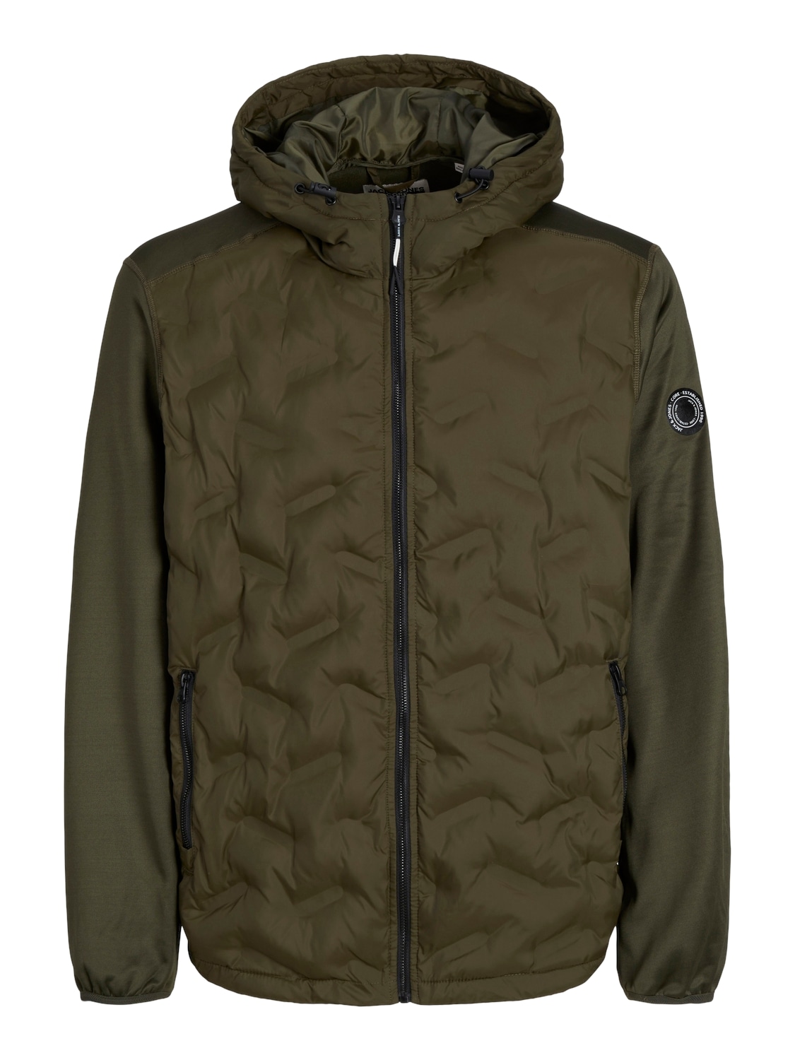 Jack & Jones Hybridjacke "JCOHEAT HYBRID JACKET NOOS", mit Kapuze