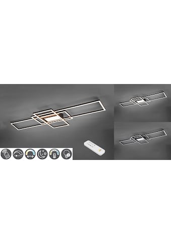 LED Deckenleuchte »MILA«, Deckenlampe inkl. Fernbedienung, dimmbar, 3000 - 6500K,...