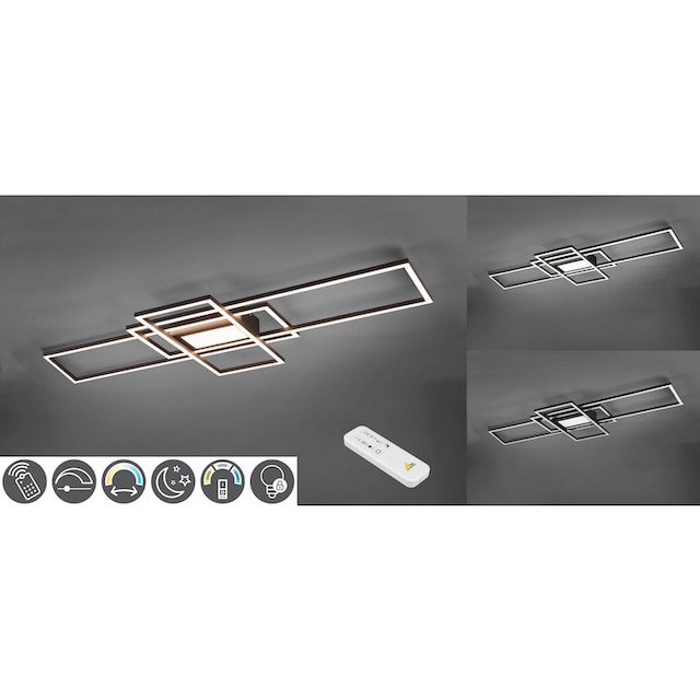 TRIO Leuchten LED Deckenleuchte »MILA«, Deckenlampe inkl. Fernbedienung,  dimmbar, 3000 - 6500K | BAUR