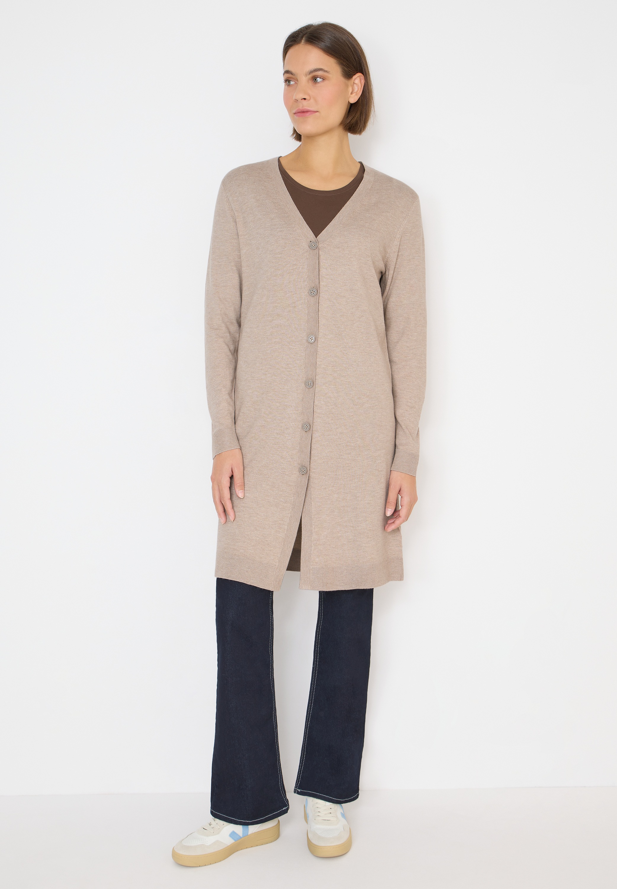 Cecil Longstrickjacke Feinstrick