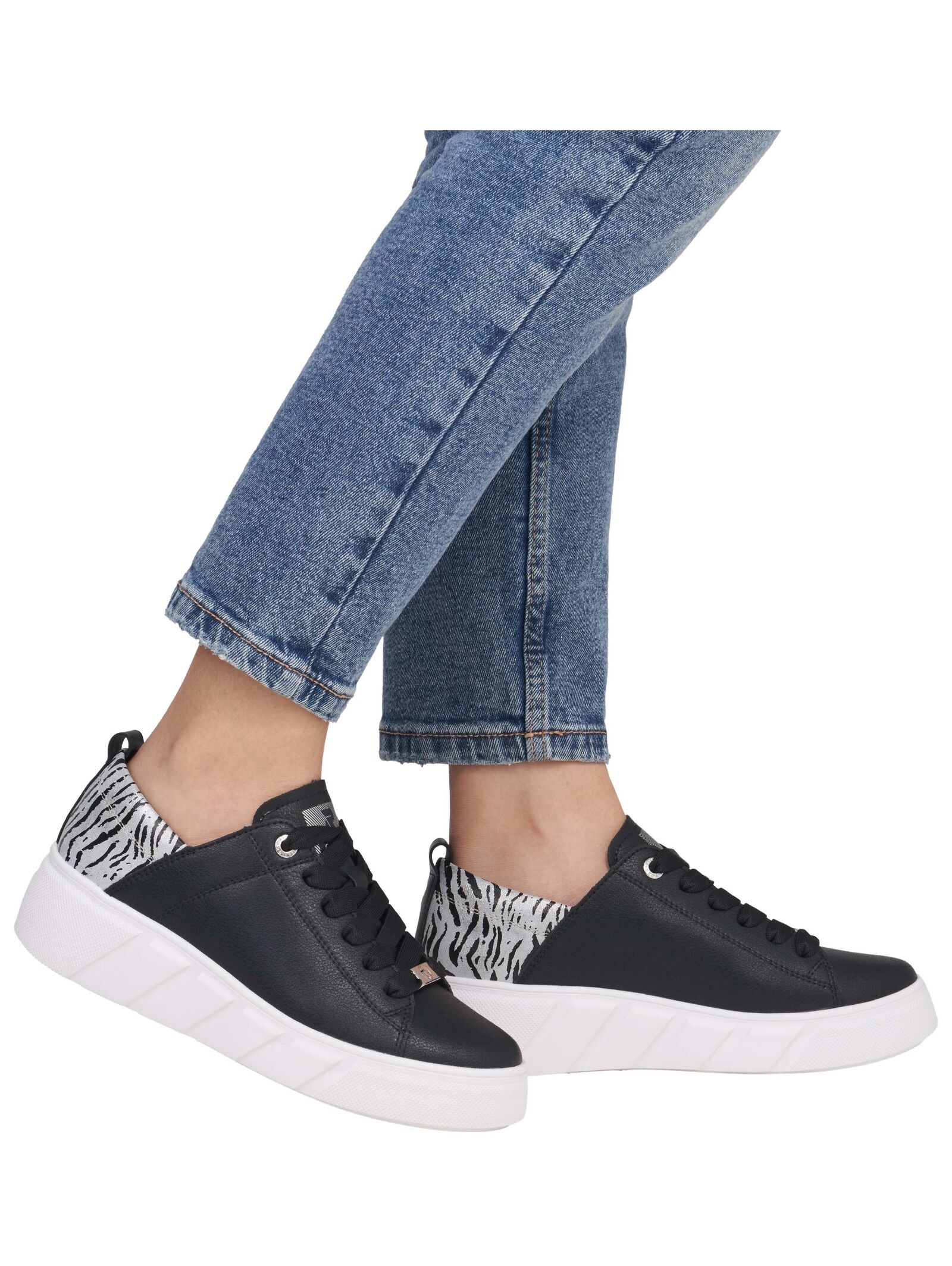 Rieker Plateausneaker »Rieker Sneaker Glattleder«