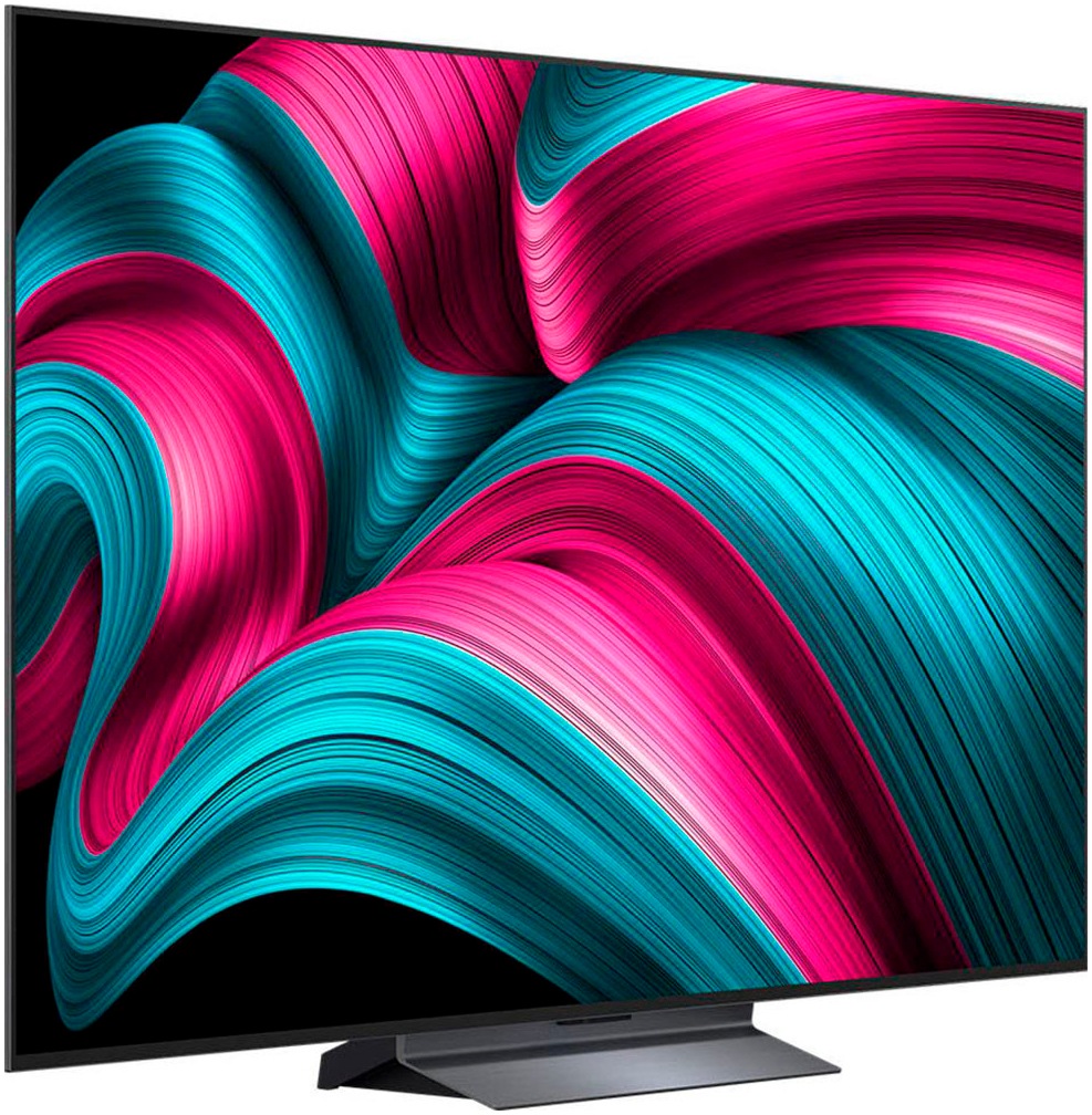 LG OLED-Fernseher "OLED65C5ELB", Energieeffizienz: F (A-G), grau (grau, schwarz), 65, Fernseher, Topseller 3