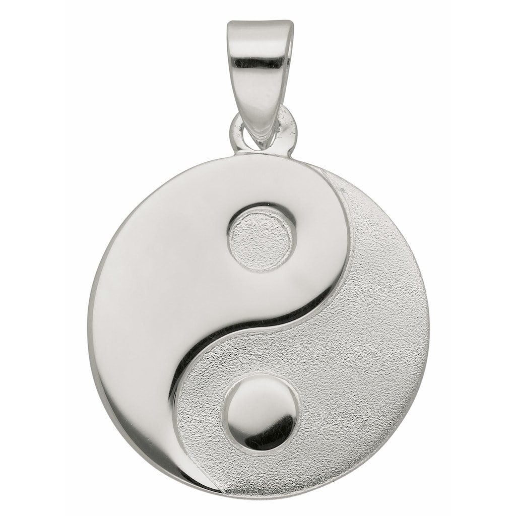 Adelia´s Kettenanhänger »925 Silber Anhänger Ying Yang Ø 15,8 mm«