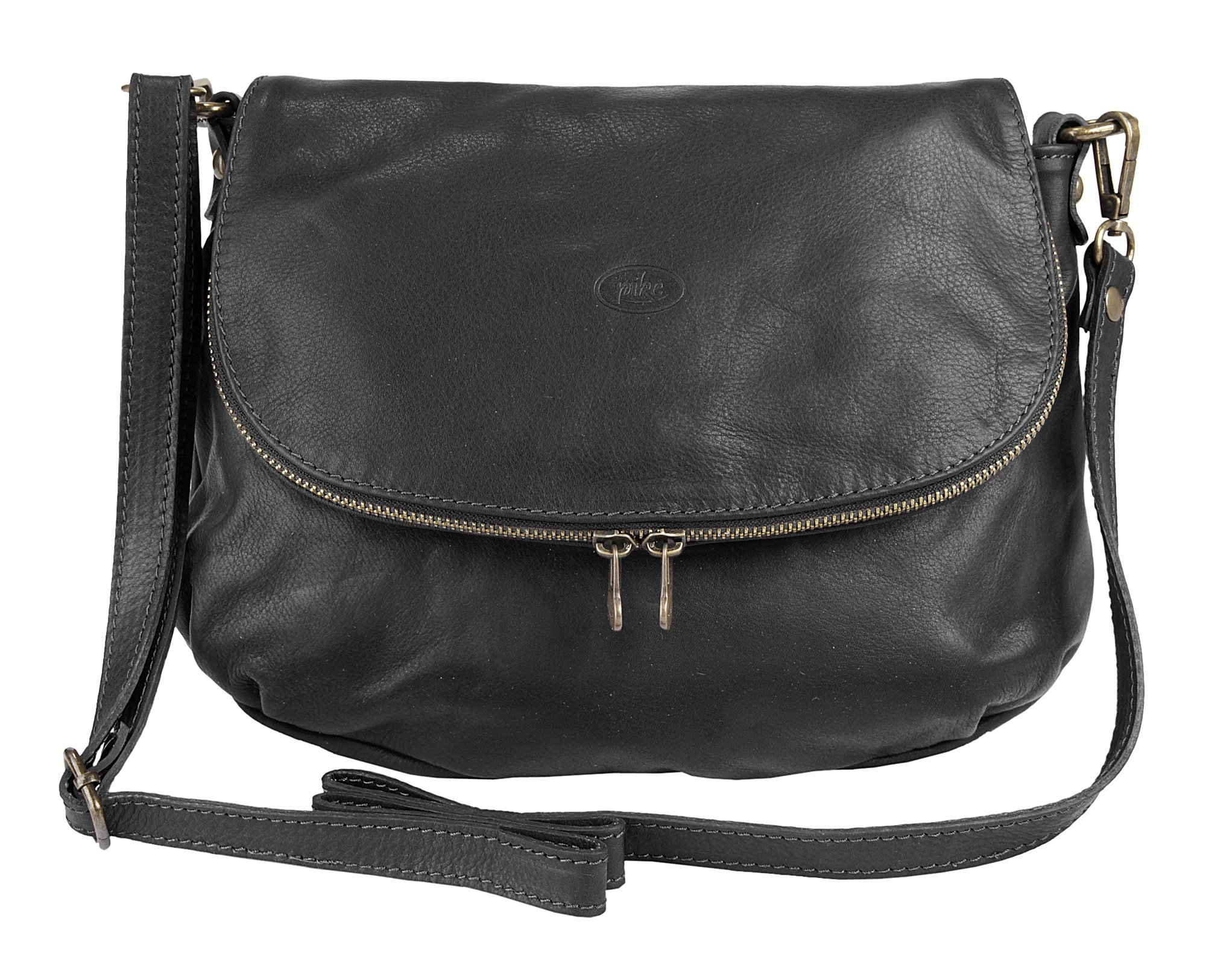 Piké Umhängetasche echt Leder, Made in Italy günstig online kaufen