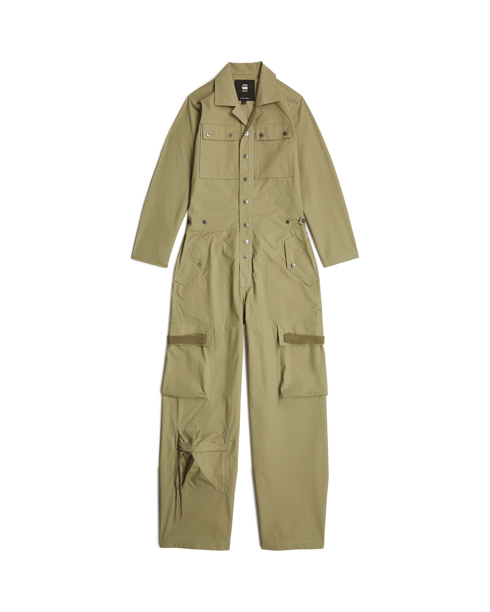 Jumpsuit G-STAR "Cargo Jumpsuit", Damen, Gr. S, Normalgrößen, ensis grün, Obermaterial: 65% Baumwolle, 35% Polyester, Overalls Jumpsuit 2