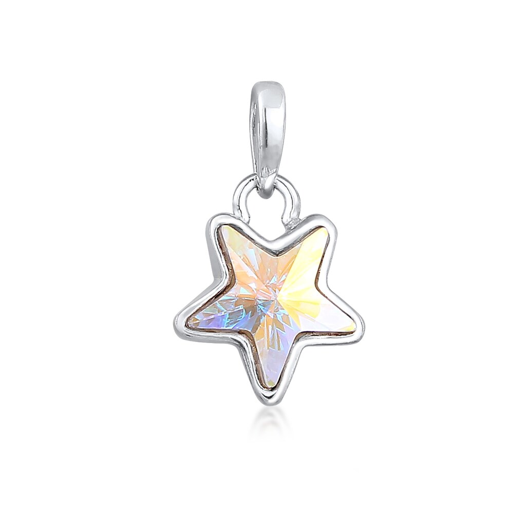 Nenalina Kettenanhänger »Stern Astro Symbol Kristalle 925 Silber«