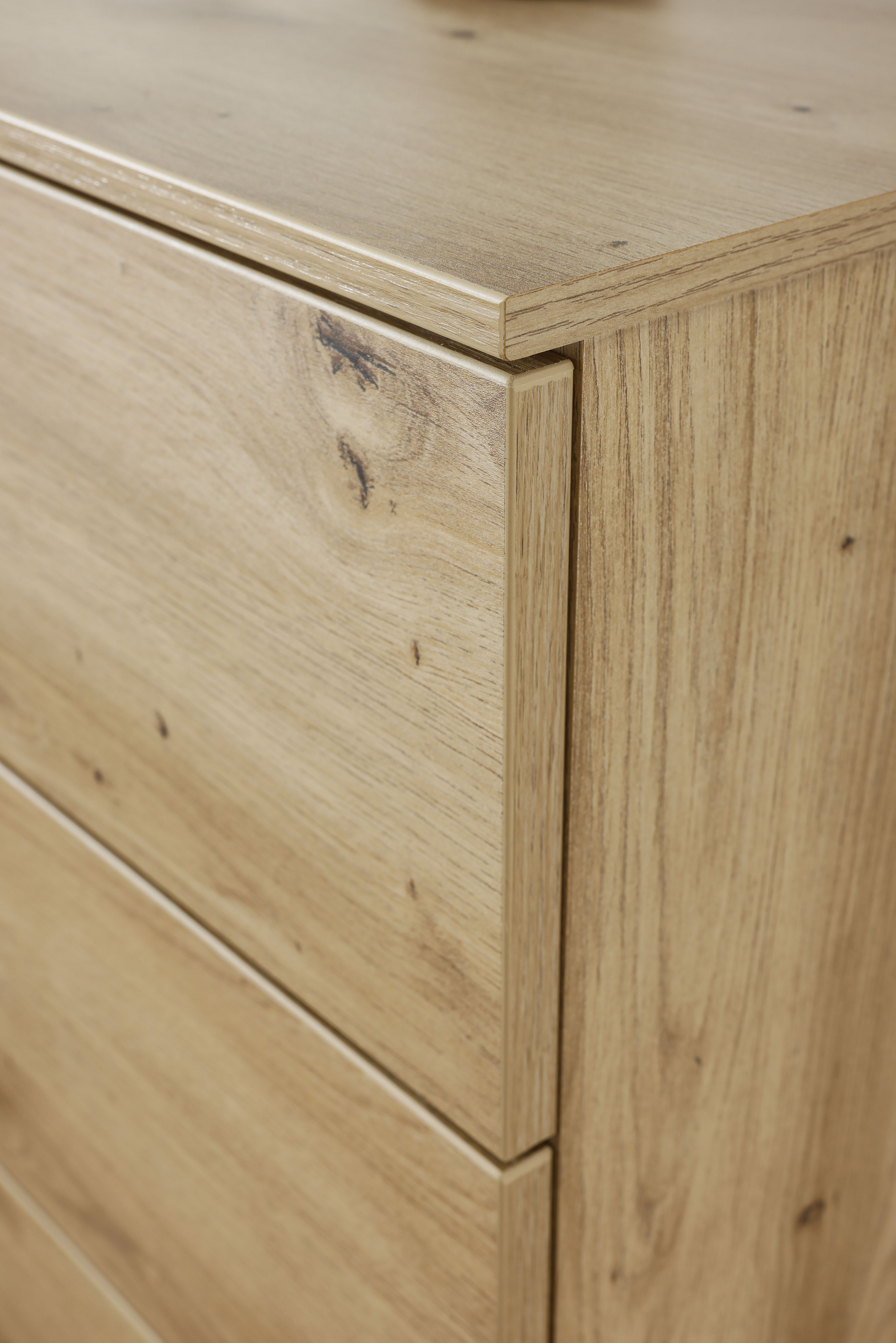 Thumbnail - rauch Nachtkommode "Nachttisch Nachtschrank Nachtkonsole FLIPP" Breite 40 cm, mit 3 Schubladen und Soft-Close-Funktion