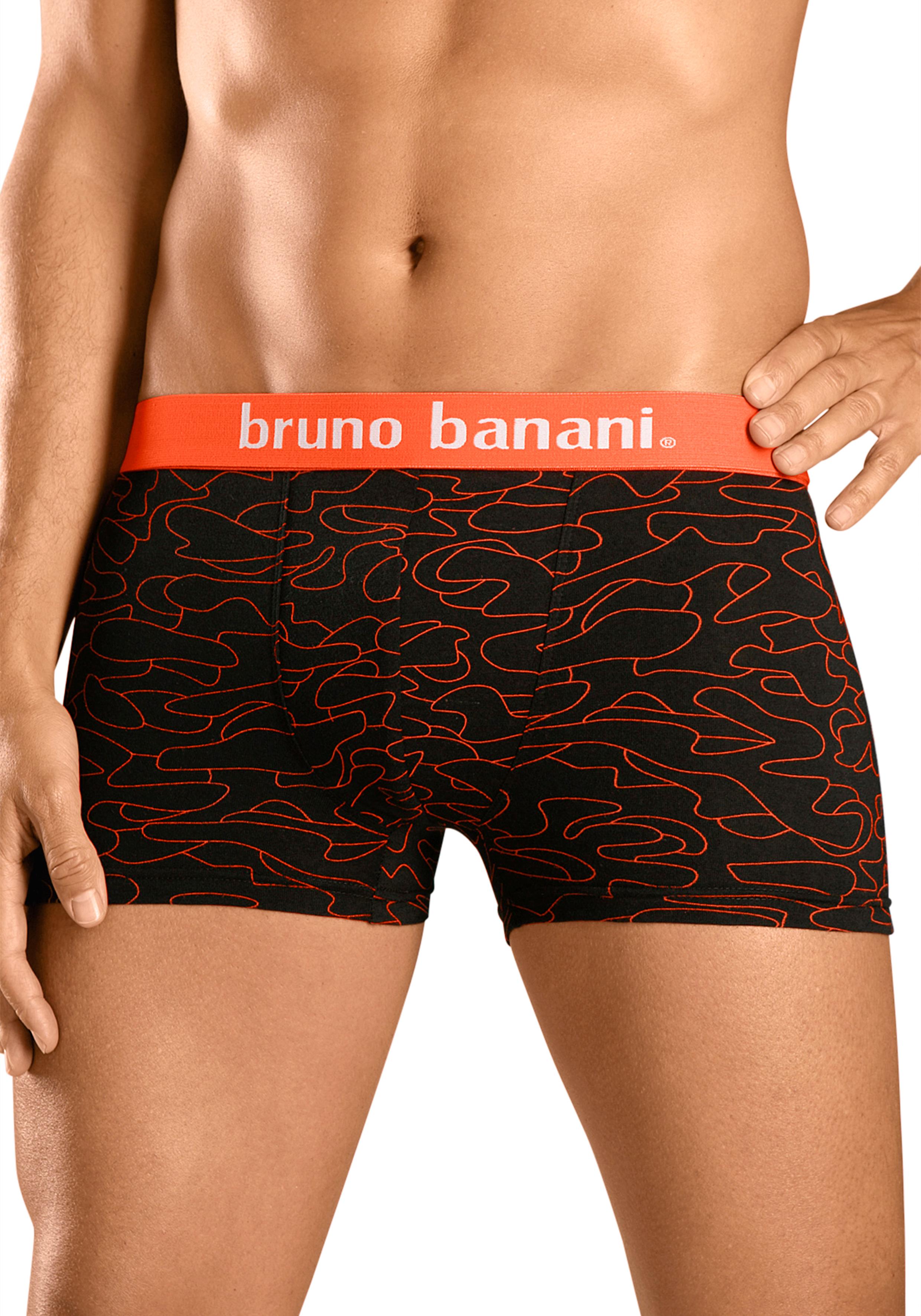 Thumbnail - Bruno Banani Boxer "Boxershorts für Herren" Packung, 4 Stk. mit Kontrast-Webbund