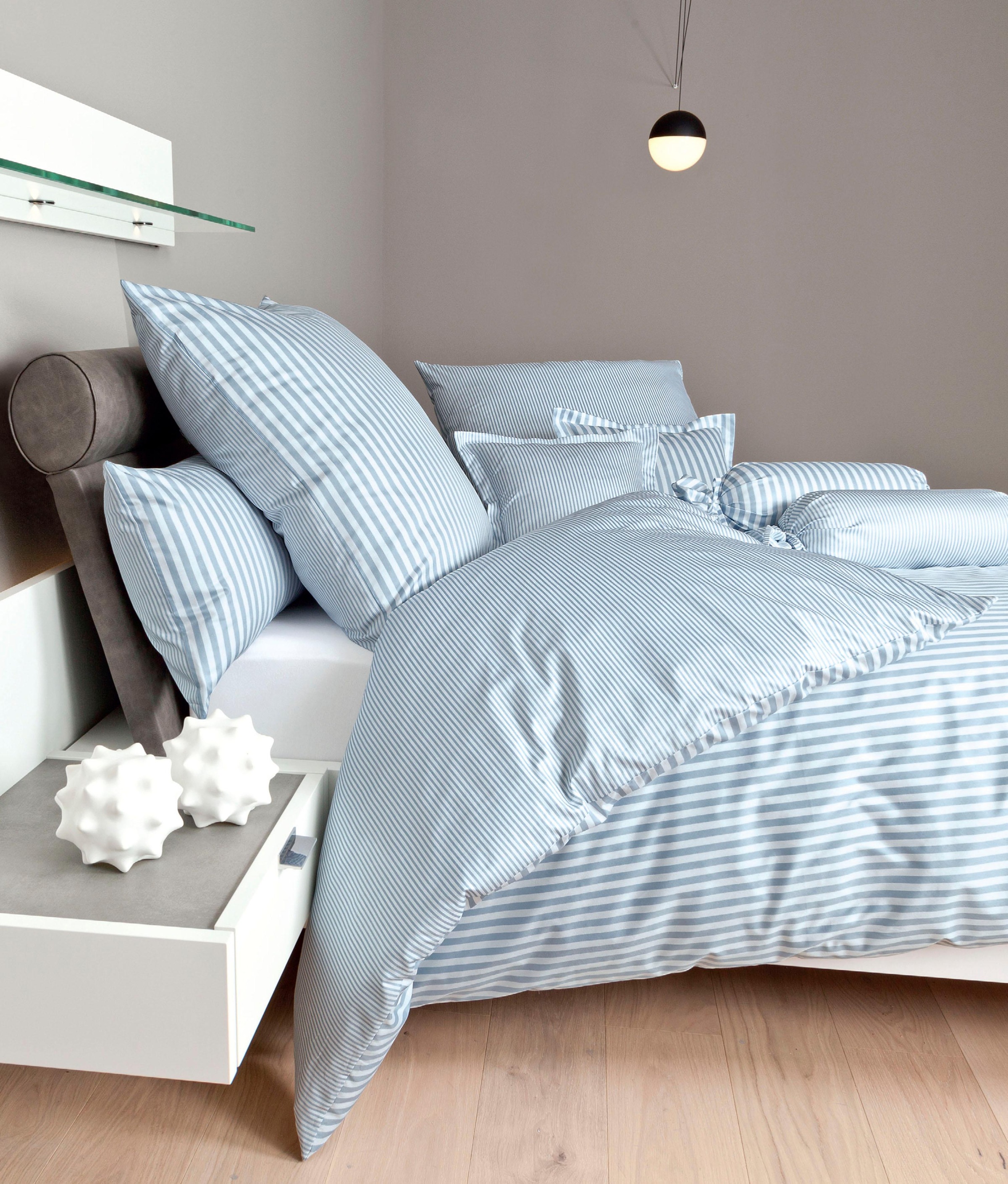 Janine Wendebettwäsche "modernclassic 3912, 100% Baumwolle" 3 Stk. tlg. mit günstig online kaufen