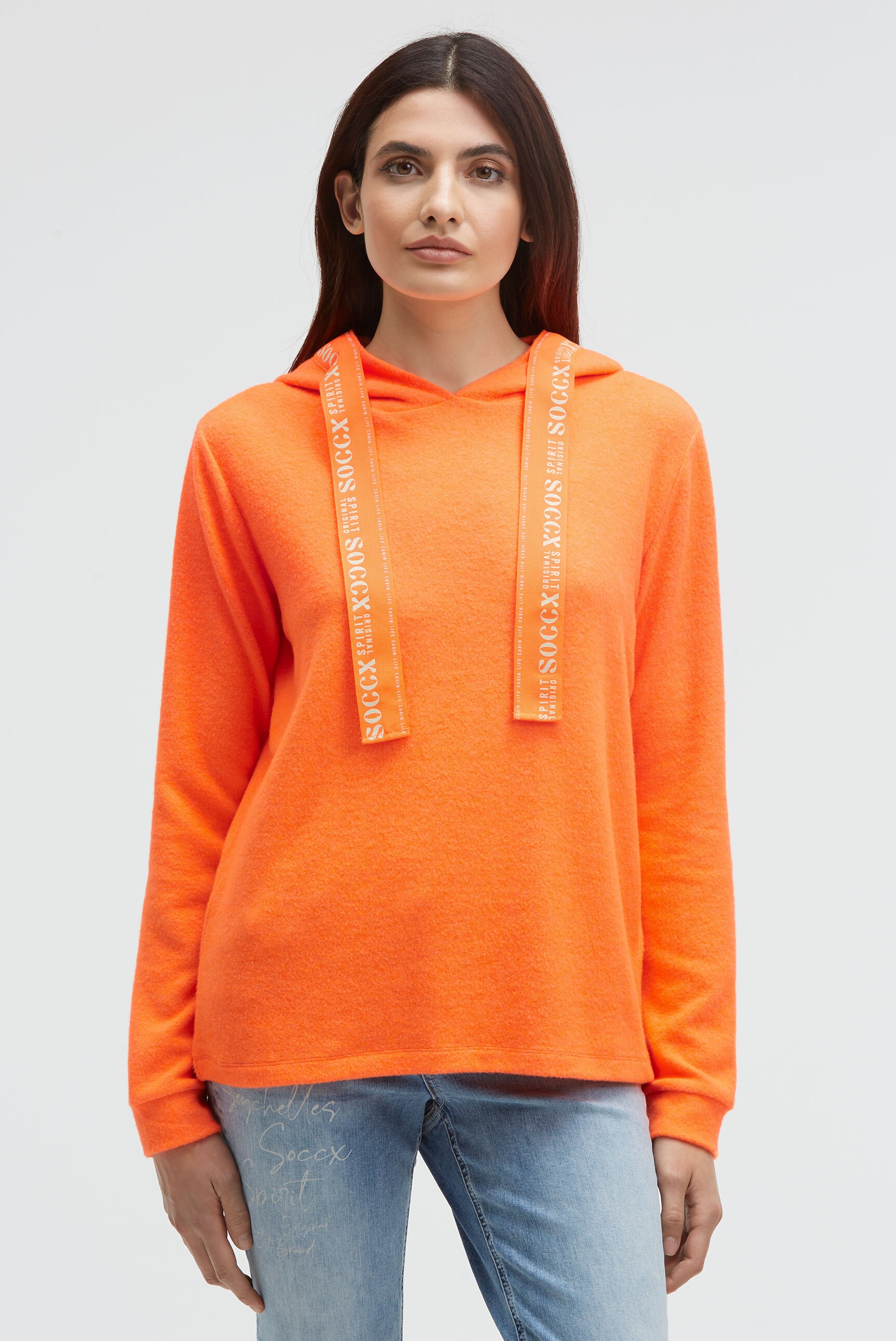 SOCCX Kapuzenpullover, aus Feinstrick günstig online kaufen