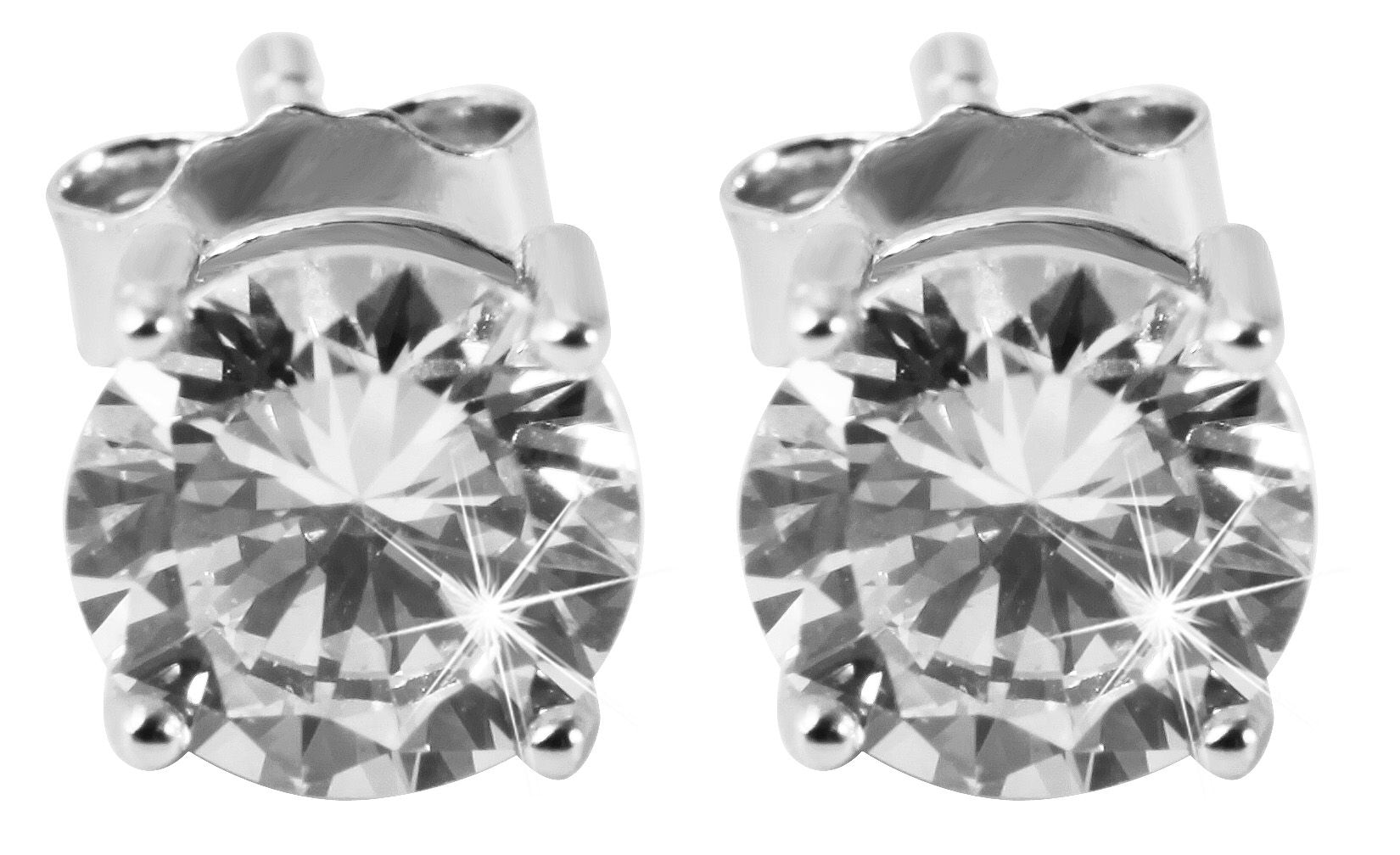 Adelia´s Paar Ohrhänger "Damen Ohrringe – Ohrstecker aus 925 Silber mit Zir günstig online kaufen