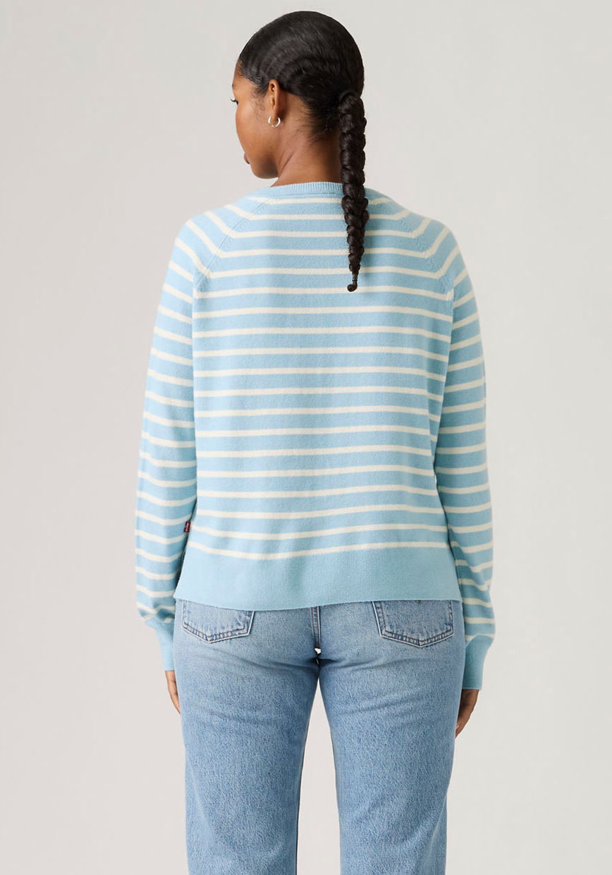 Thumbnail - Levis V-Ausschnitt-Pullover "SUPER SOFT VNECK PULLOVER" im Bund beidseitig mit kurzem Schlitz