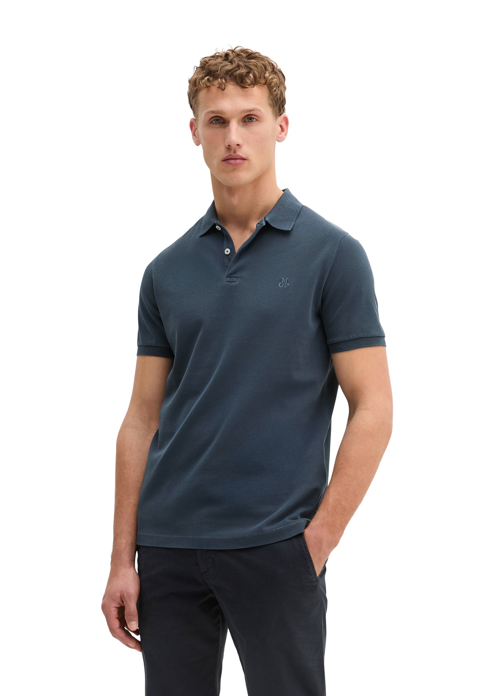 Marc OPolo Poloshirt "aus Organic Cotton-Stretch"